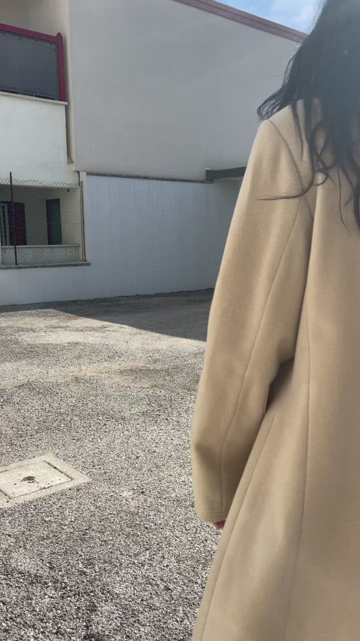 Cappotto beige