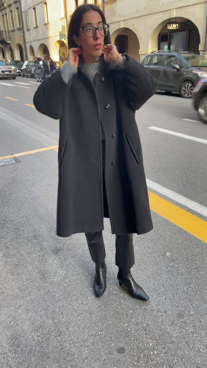 Grey coat