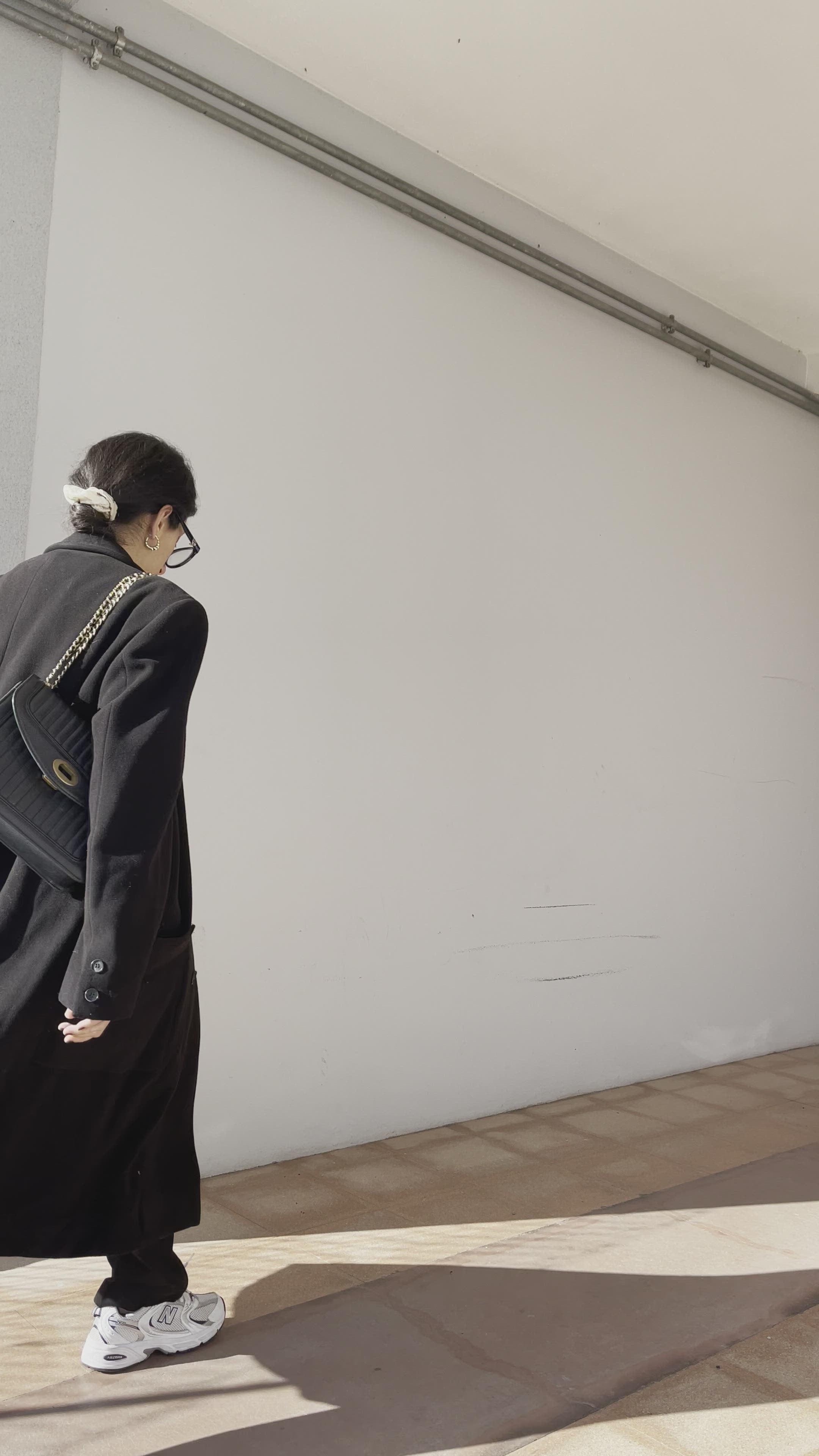 Cappotto nero masculine