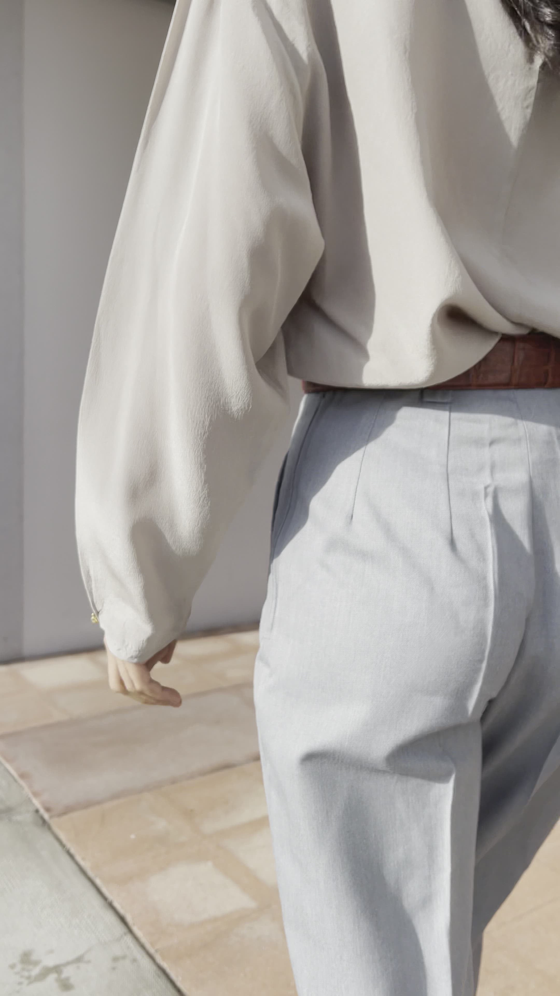 Pantaloni 👖 grigi vintage