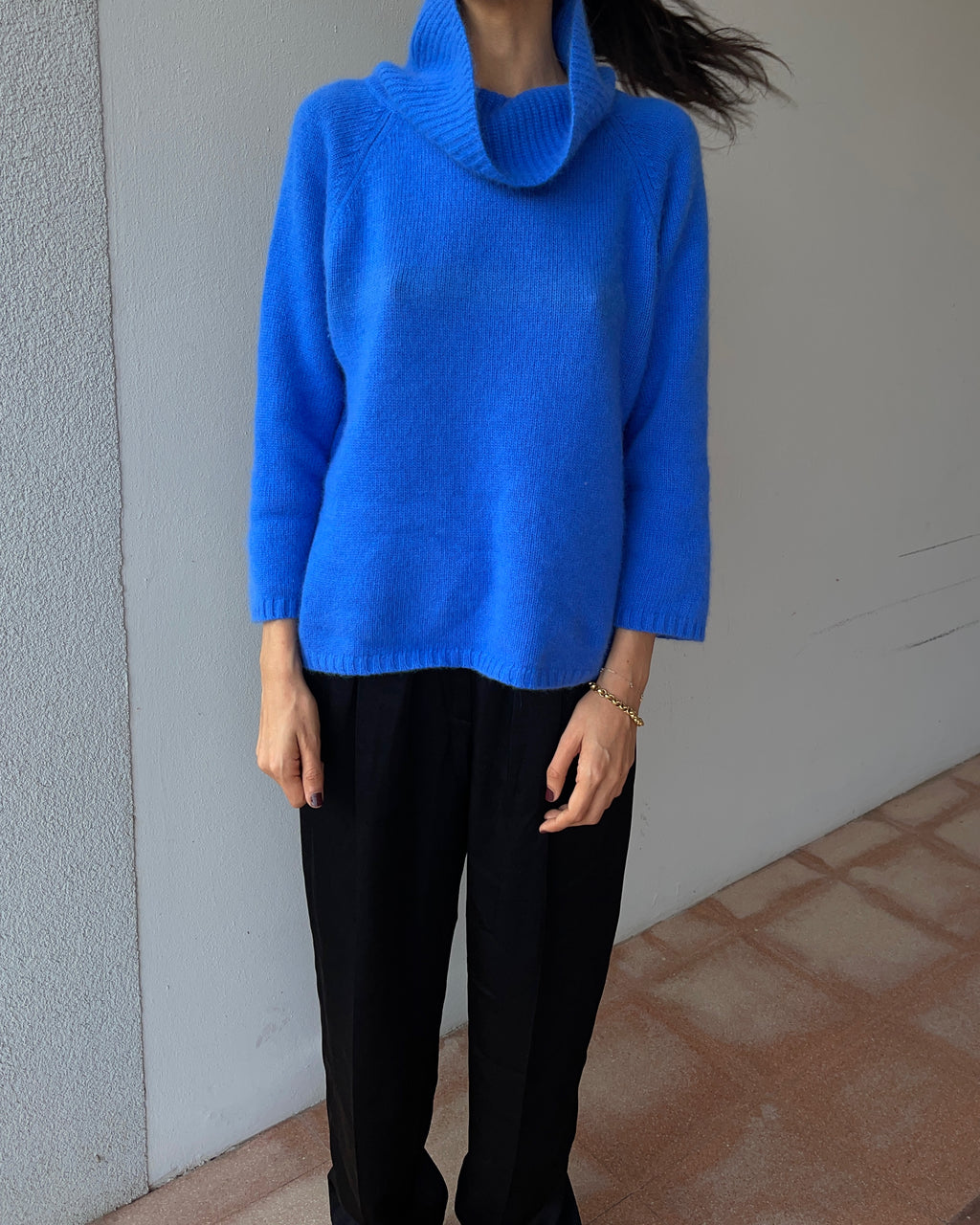 Angora blend sweater