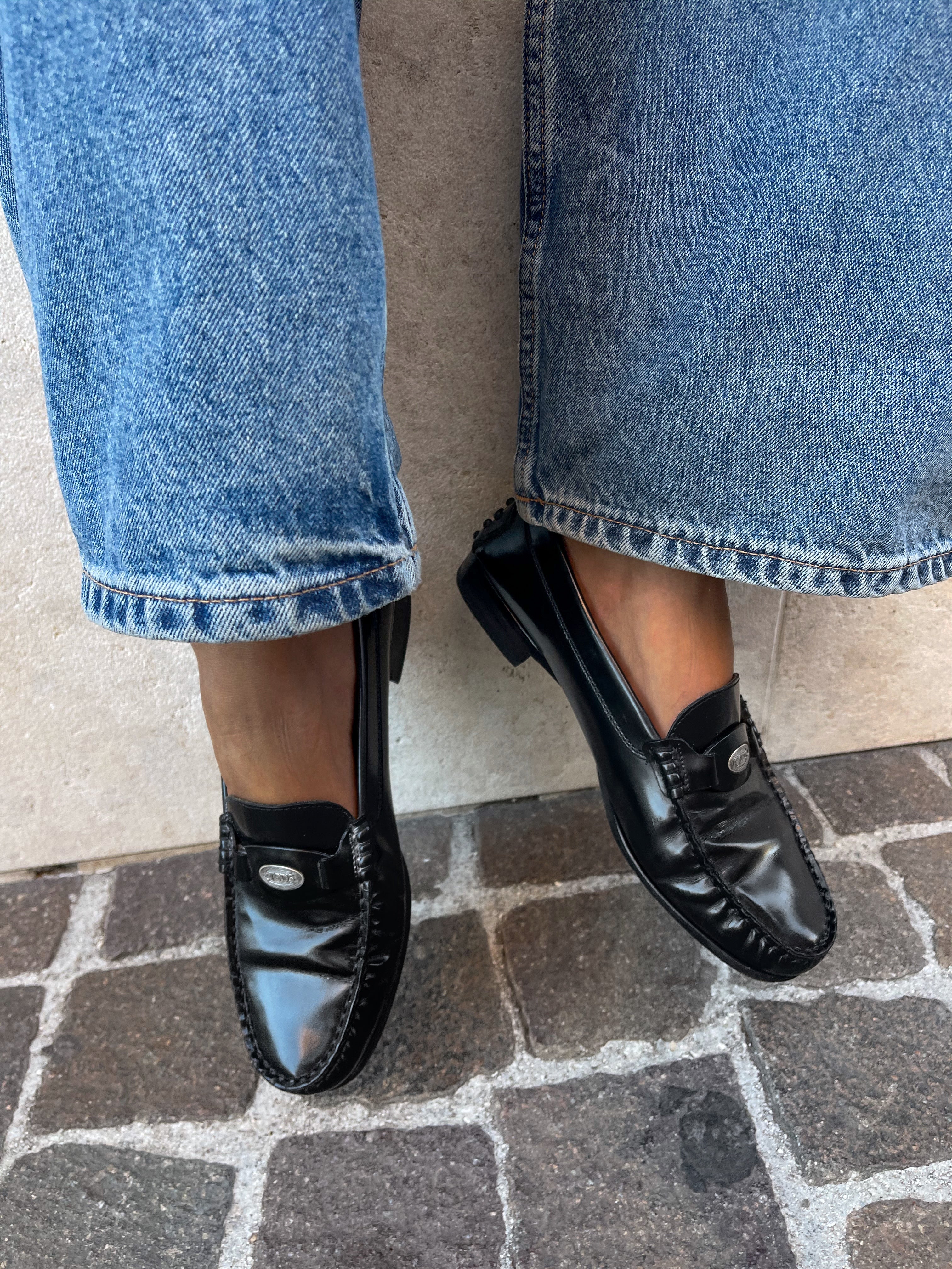 Mocassino logo  tod’s 38 ,5