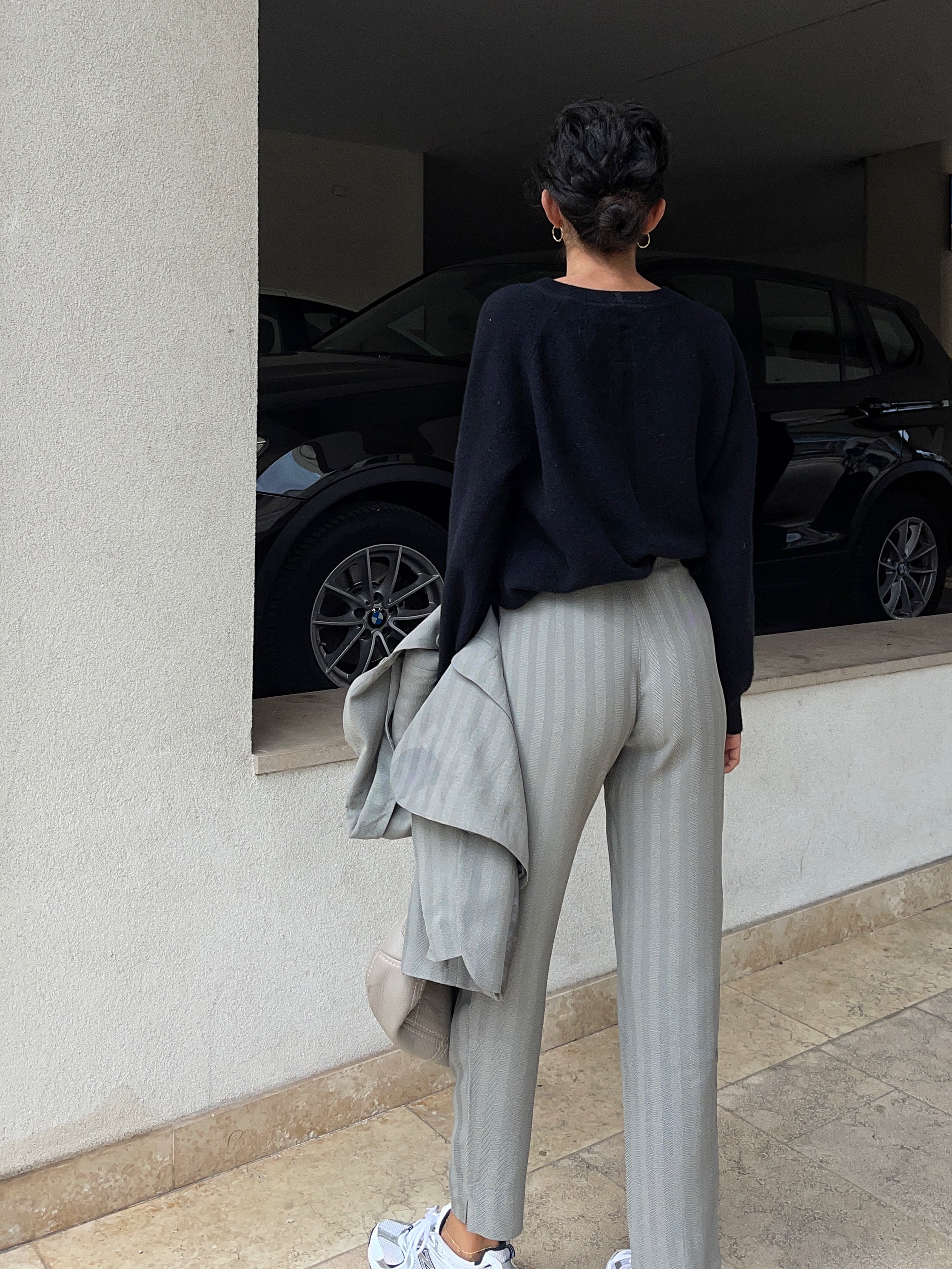 Grey suit