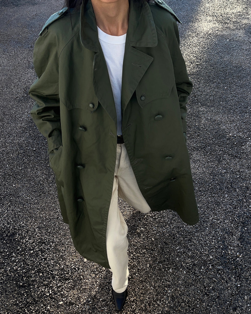 Trench green military