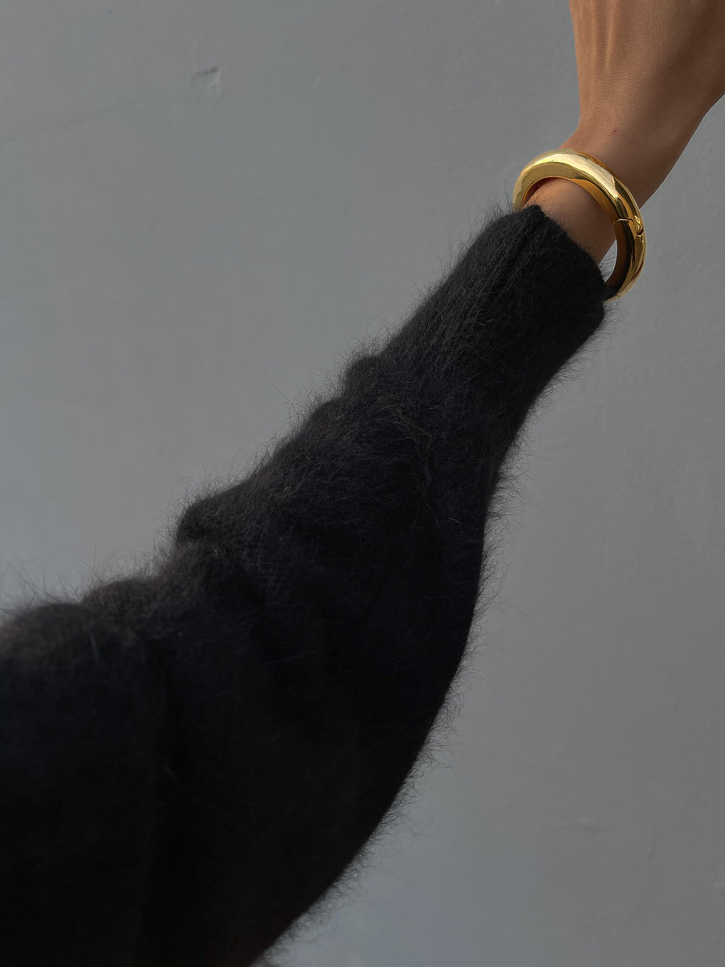 Angora black jumper