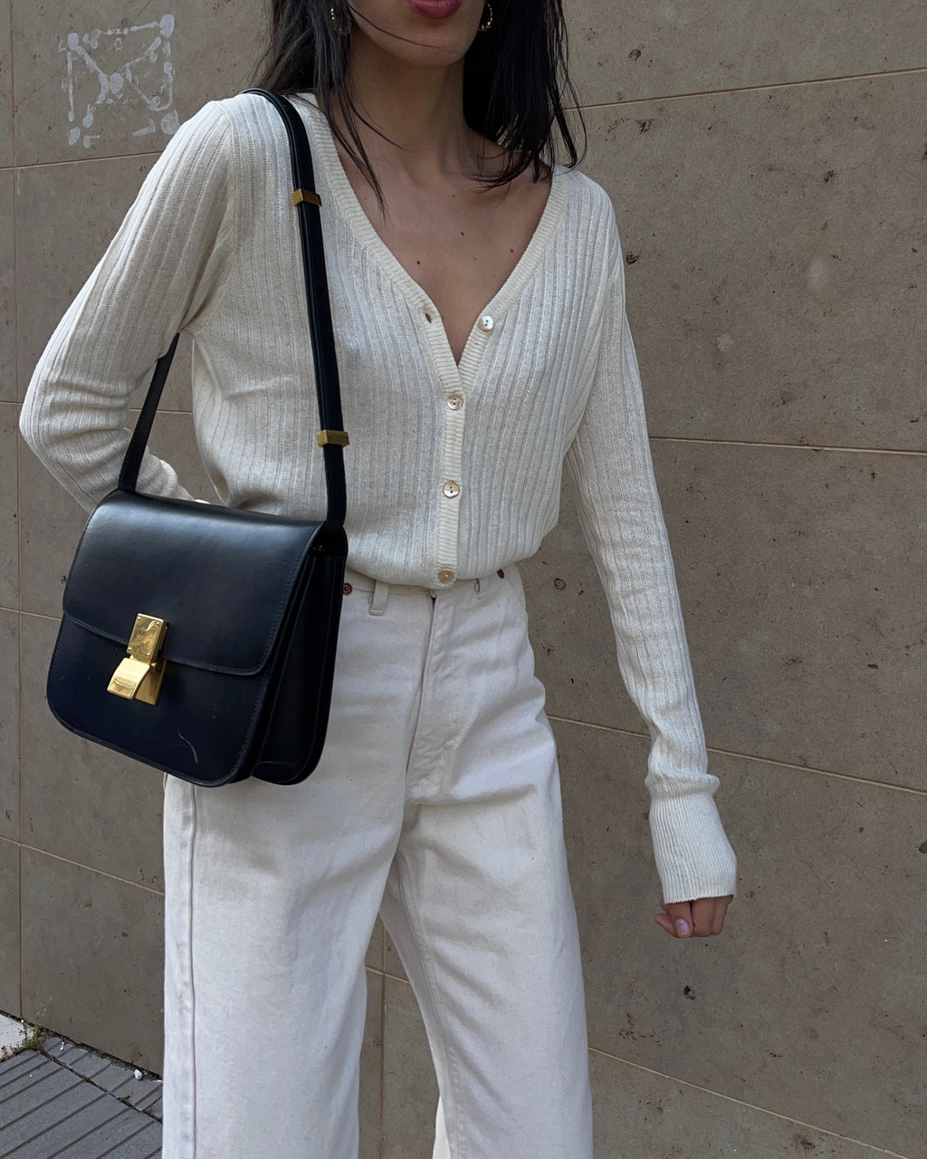 White rifle jeans