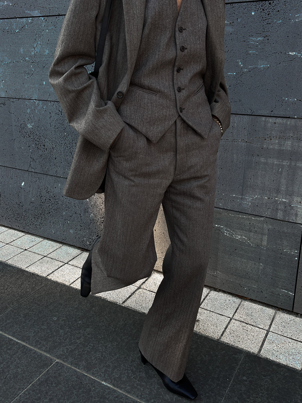 3 pieces wool suit