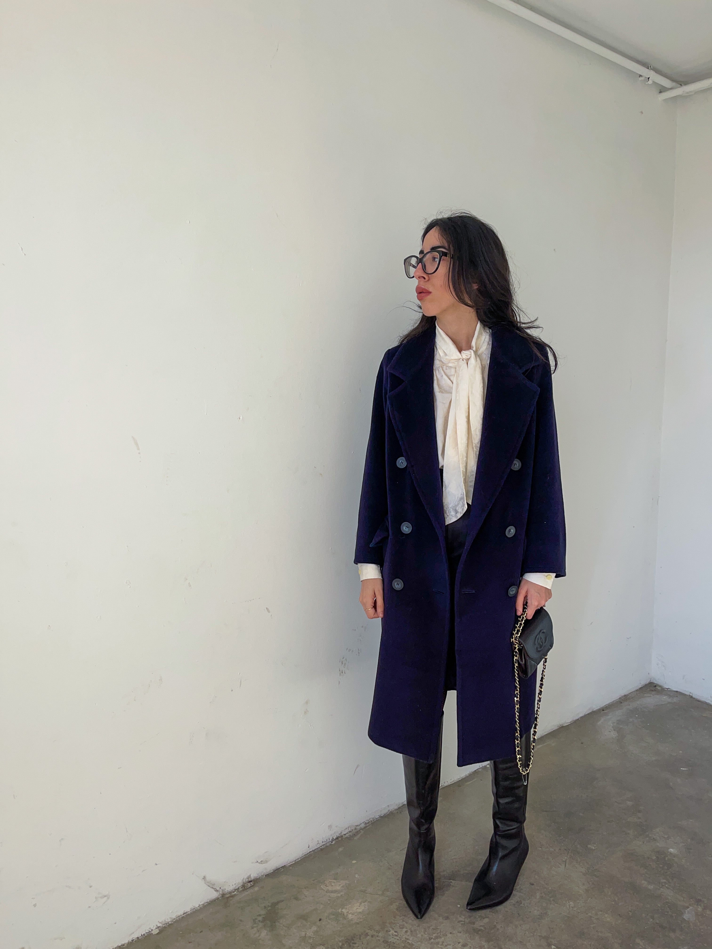 Max Mara blue coat