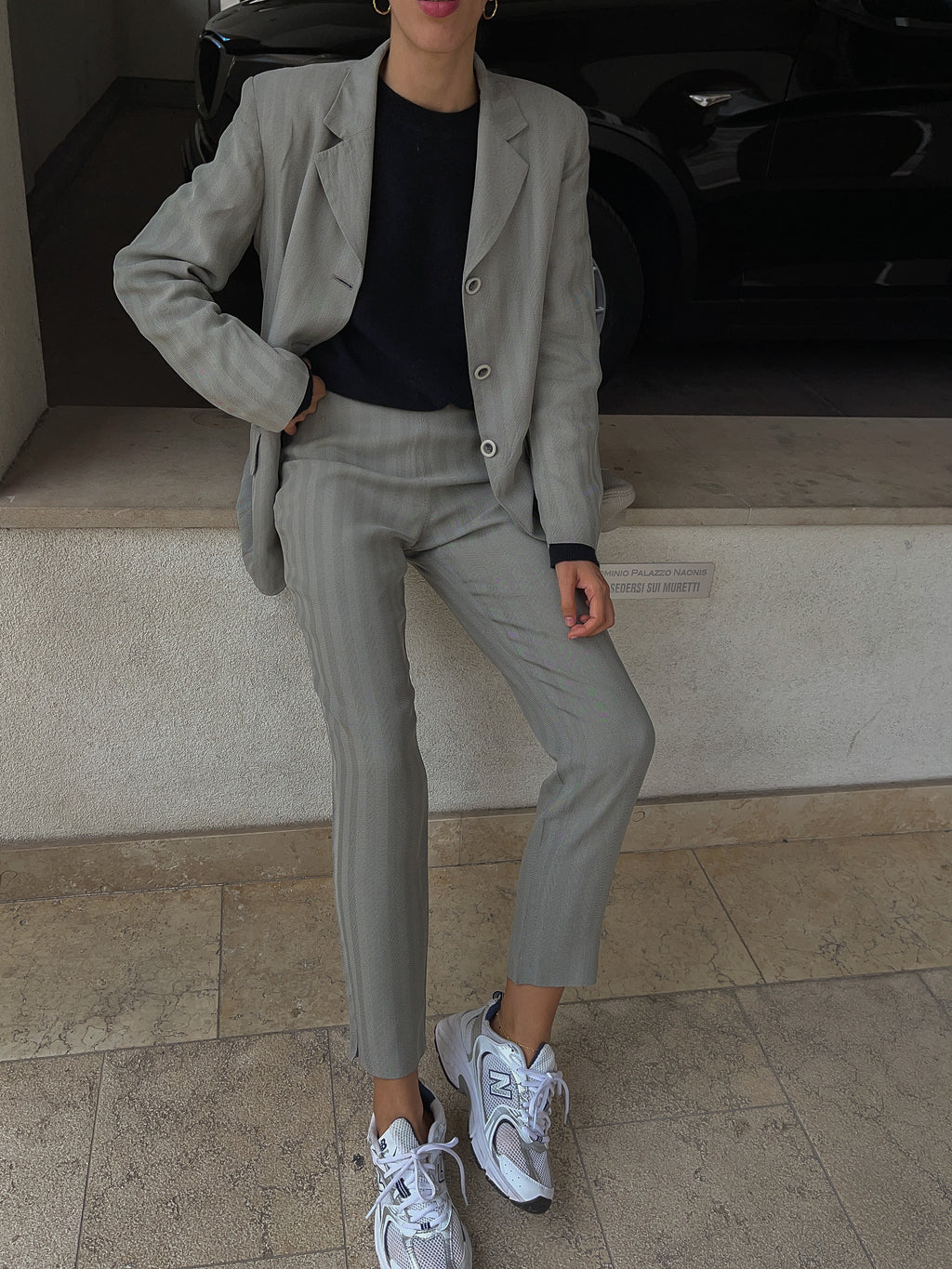 Grey suit
