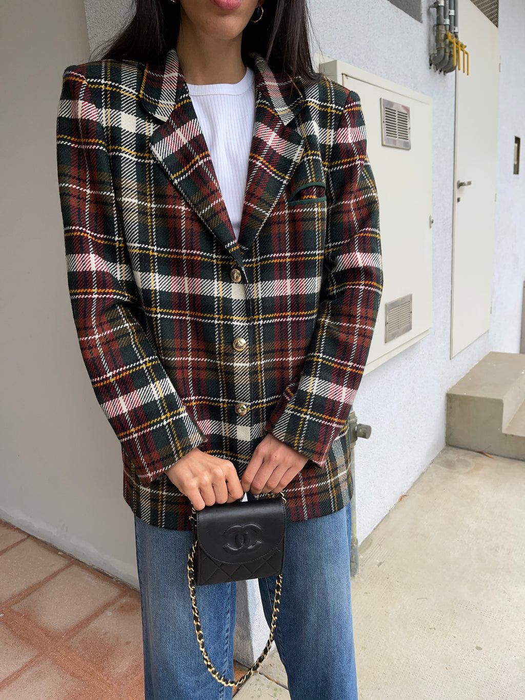 Blazer tartan