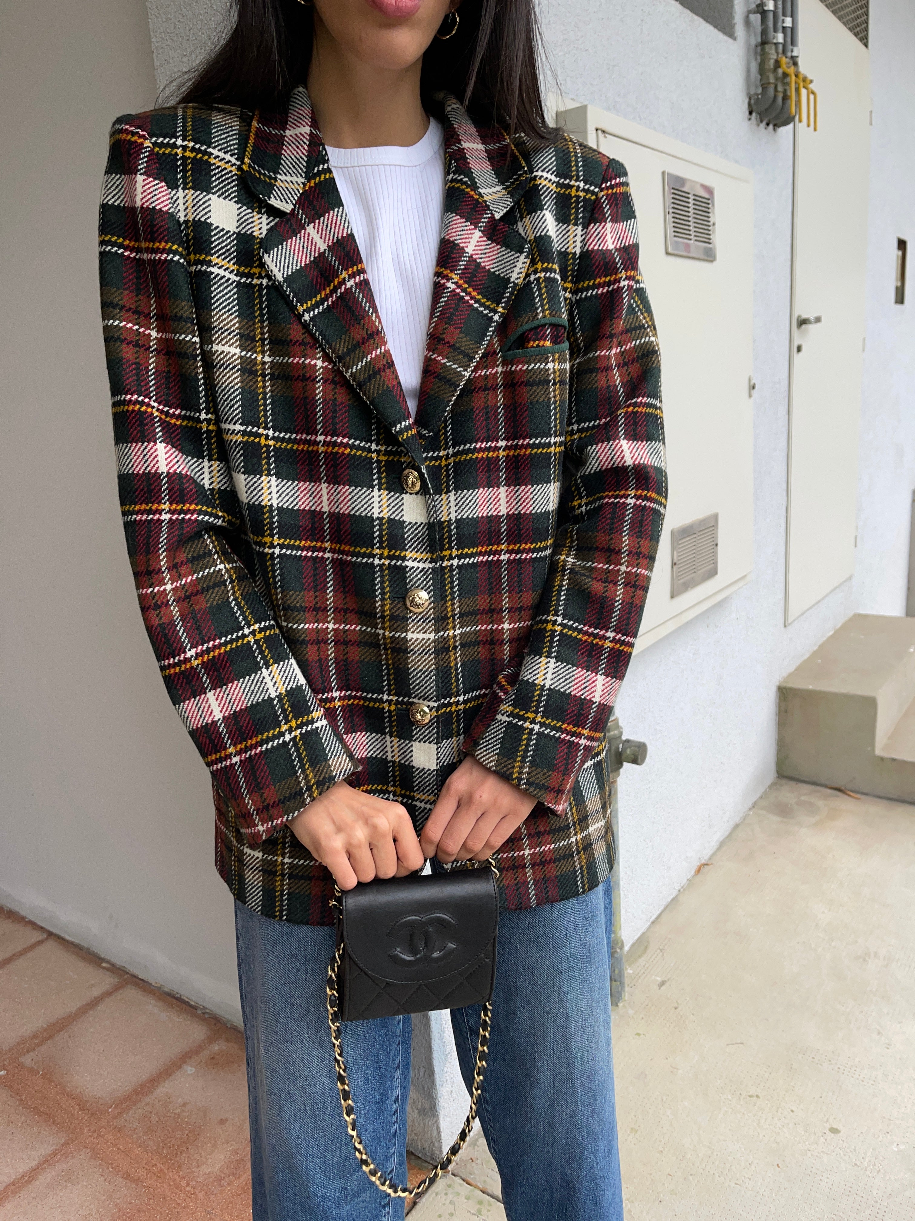 Blazer tartan
