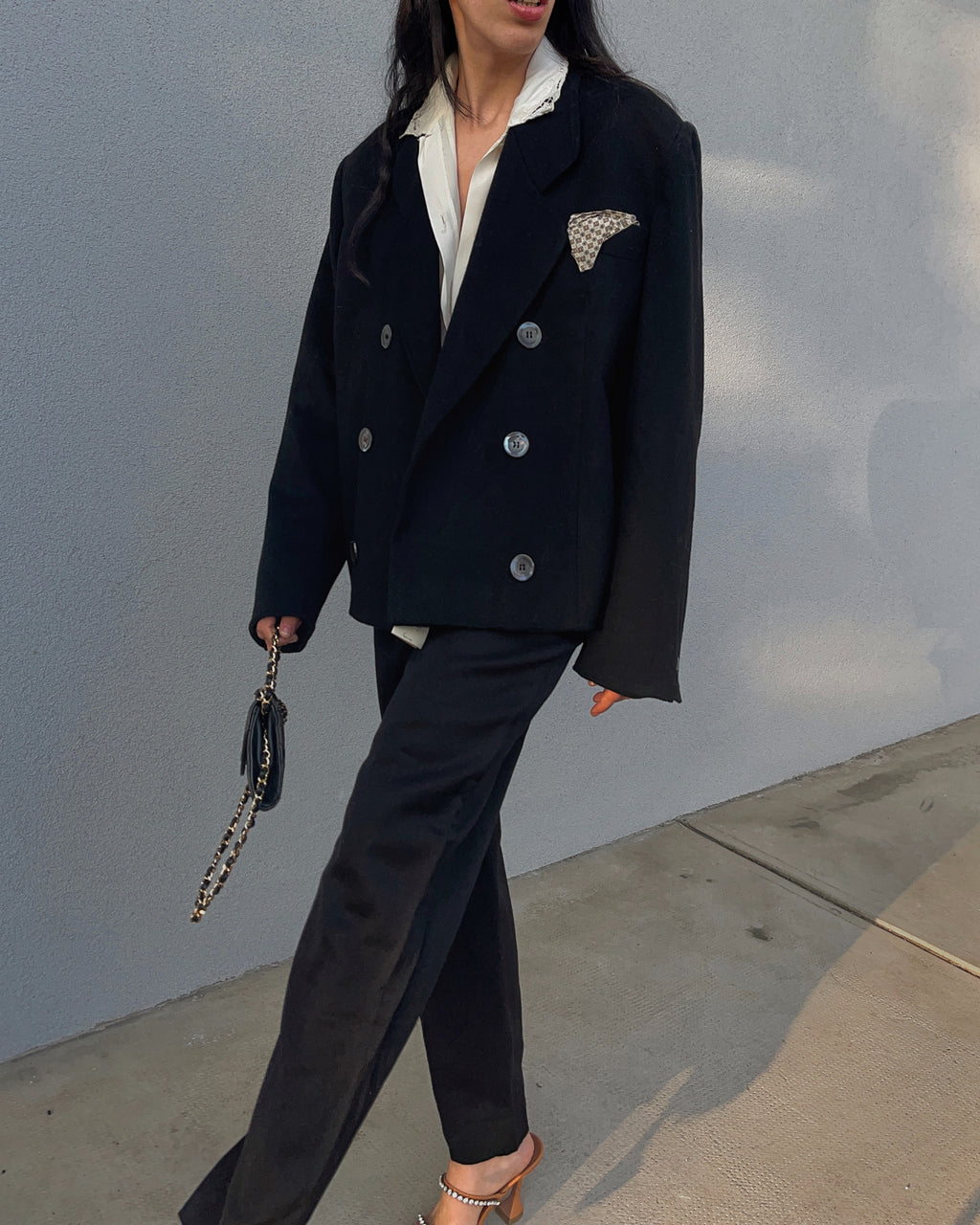Cropped not cropped blazer