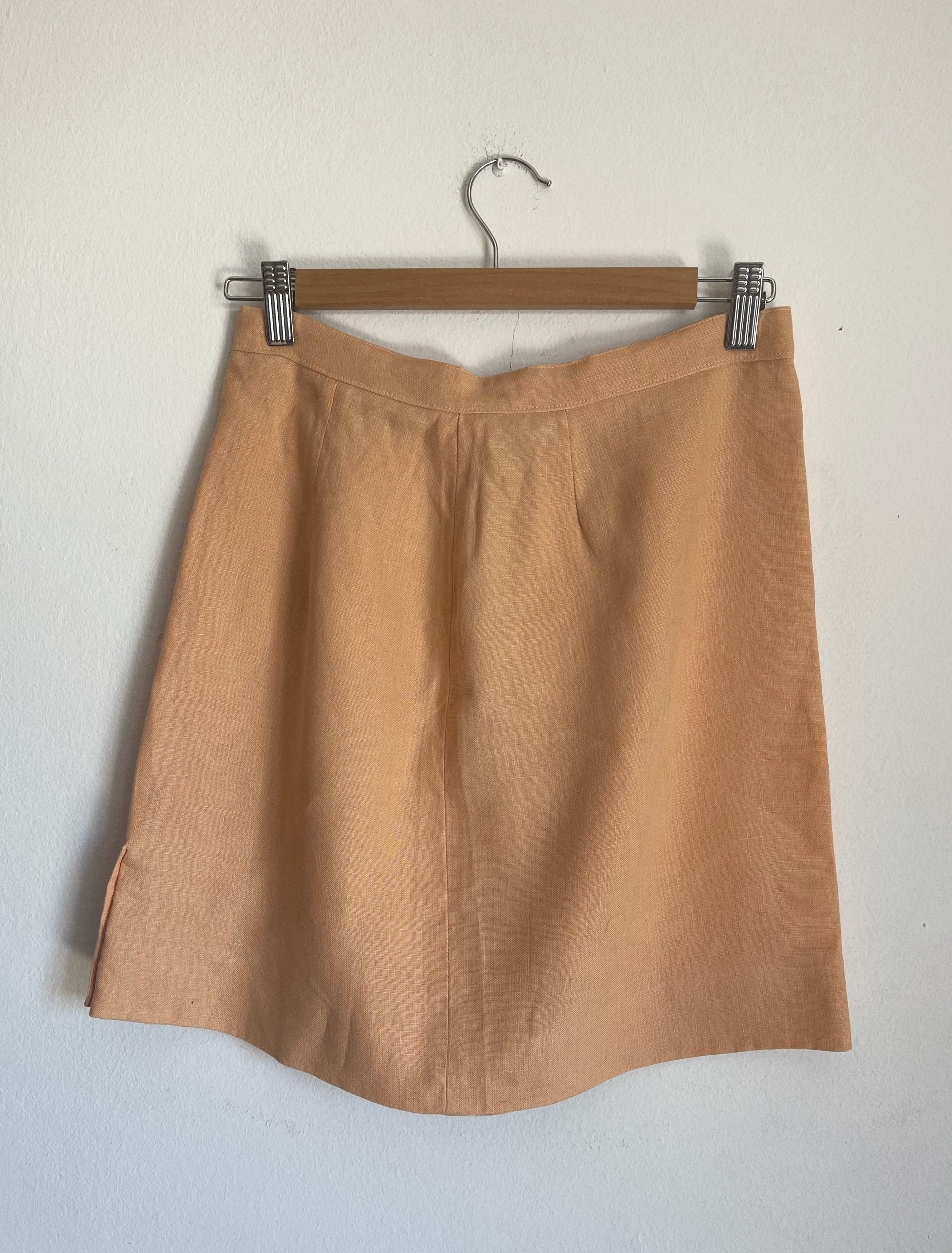 Pale orange sartorial co-ord