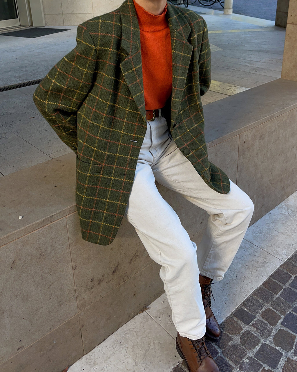 100 thick  OVERSIZE wool blazer