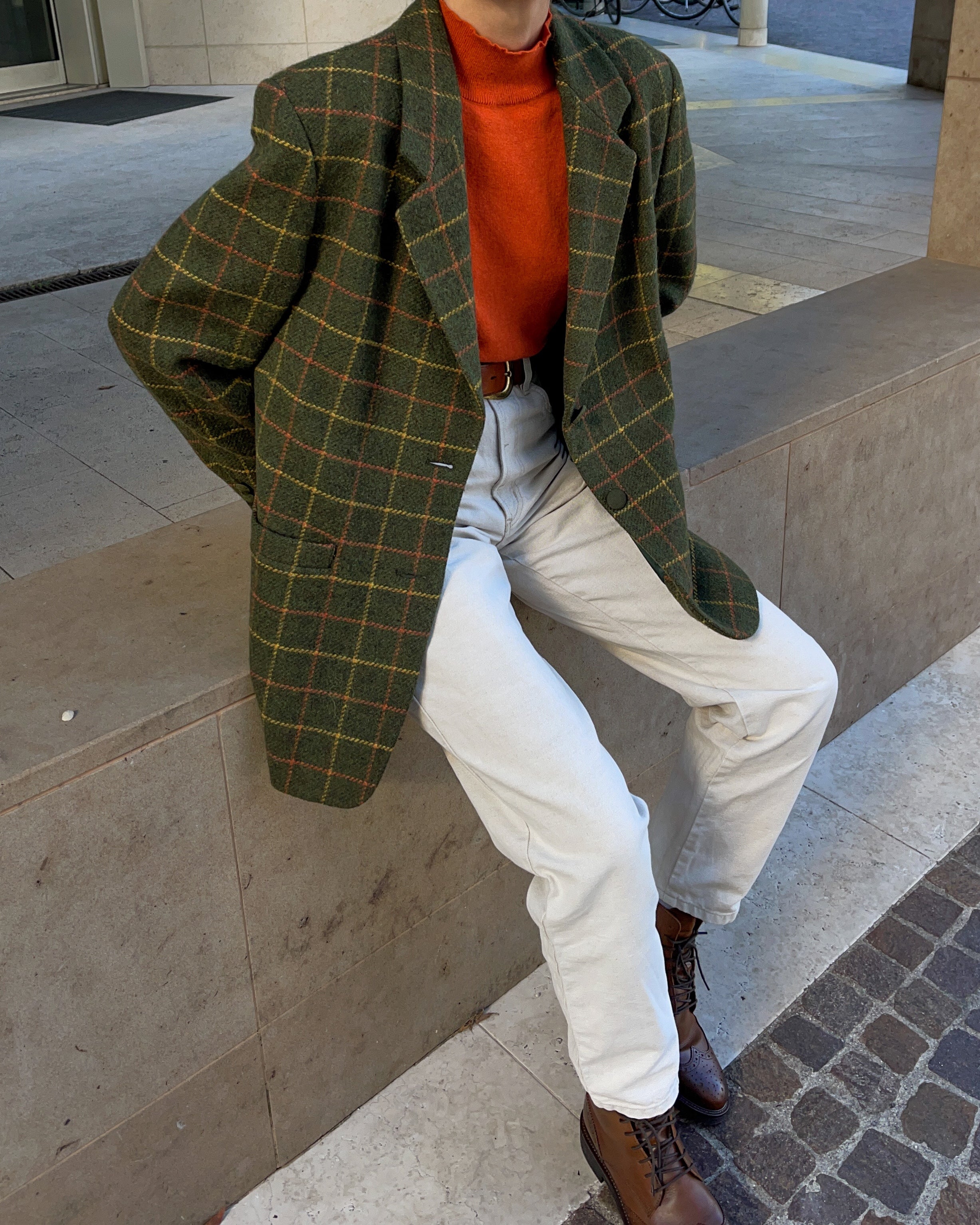 100 thick  OVERSIZE wool blazer