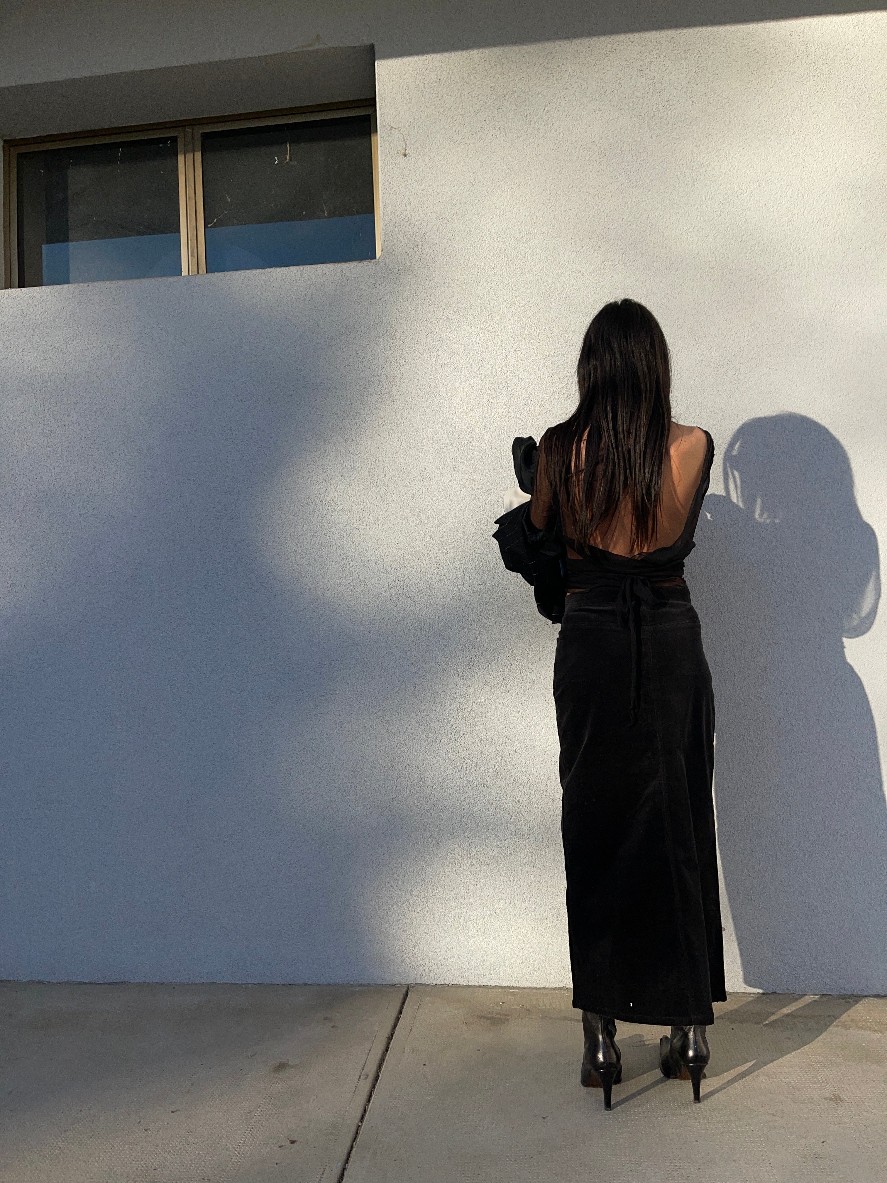 Velvet skirt