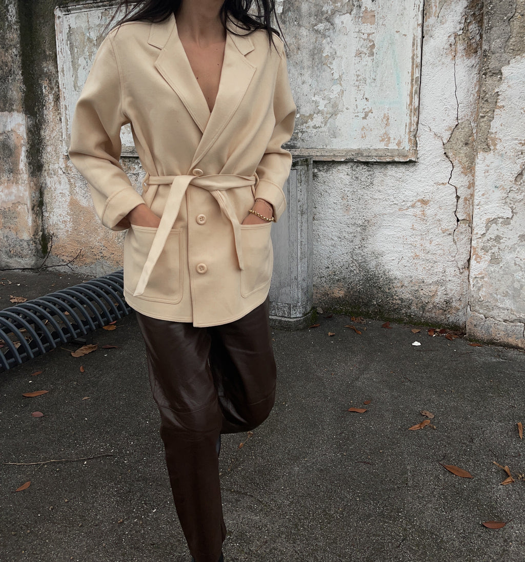 Tessuti Marzotto cream blazer
