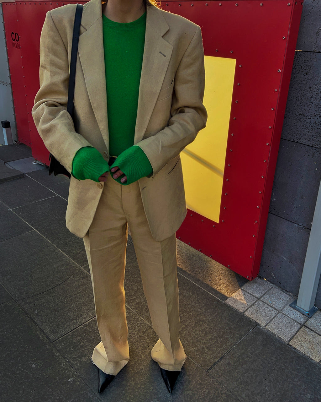 Linen suit