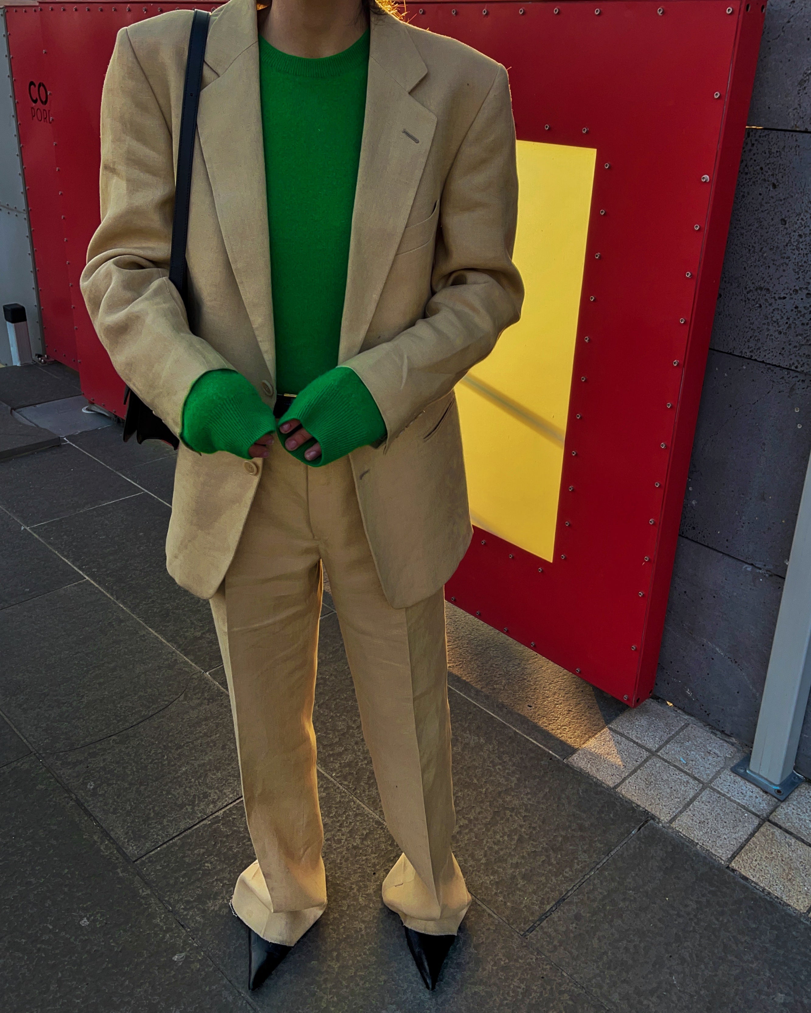Linen suit