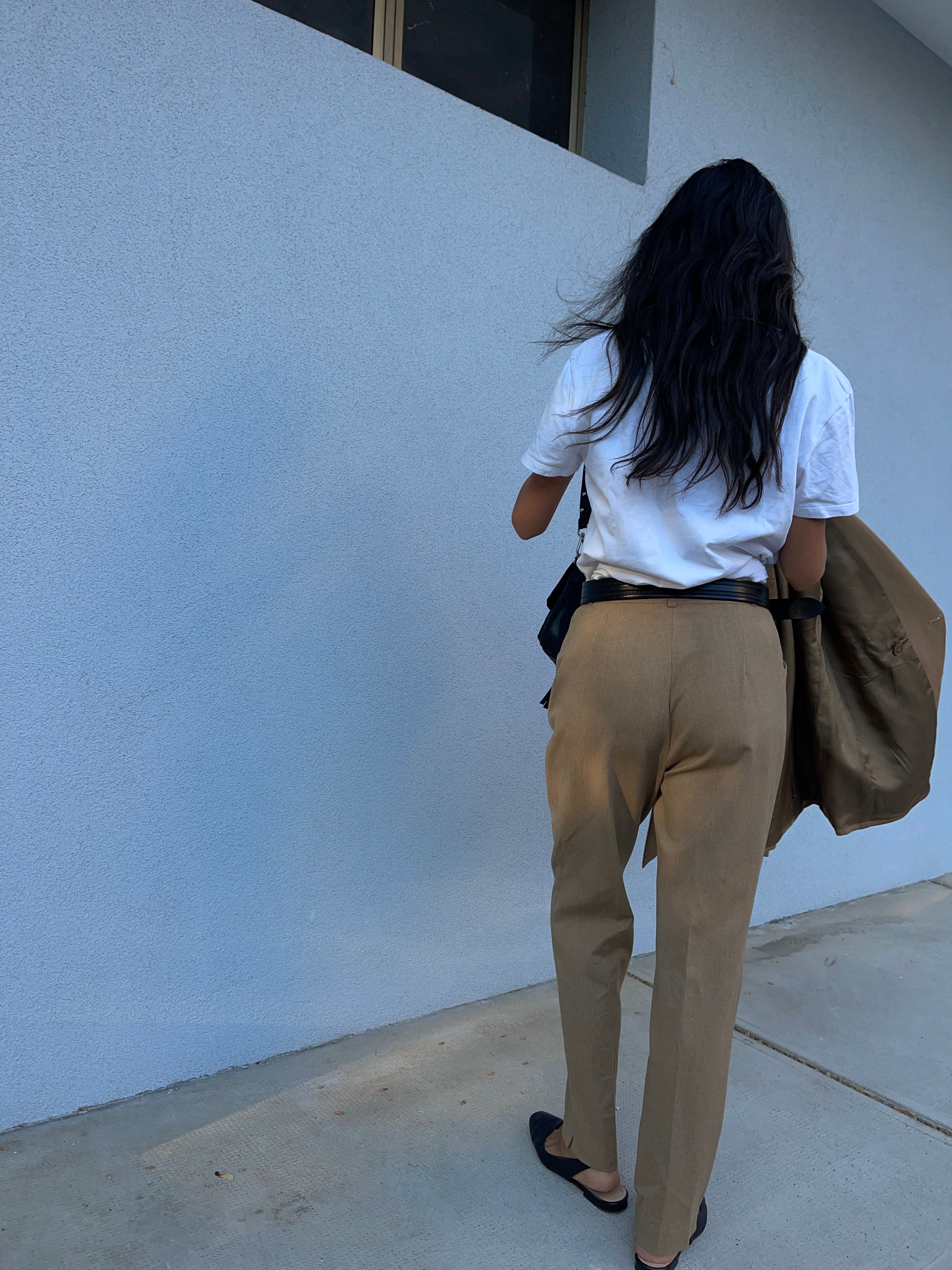 Camel trousers