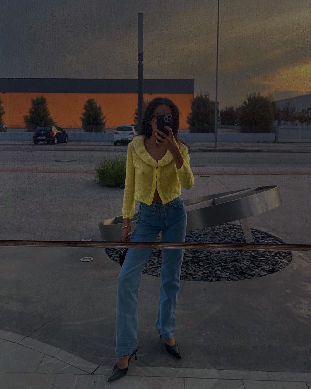 Bluemarine yellow cardigan