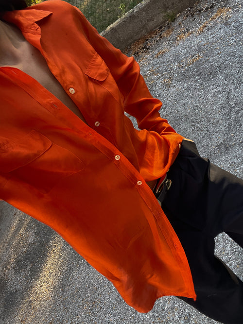 100 silk feed Perry shirt
