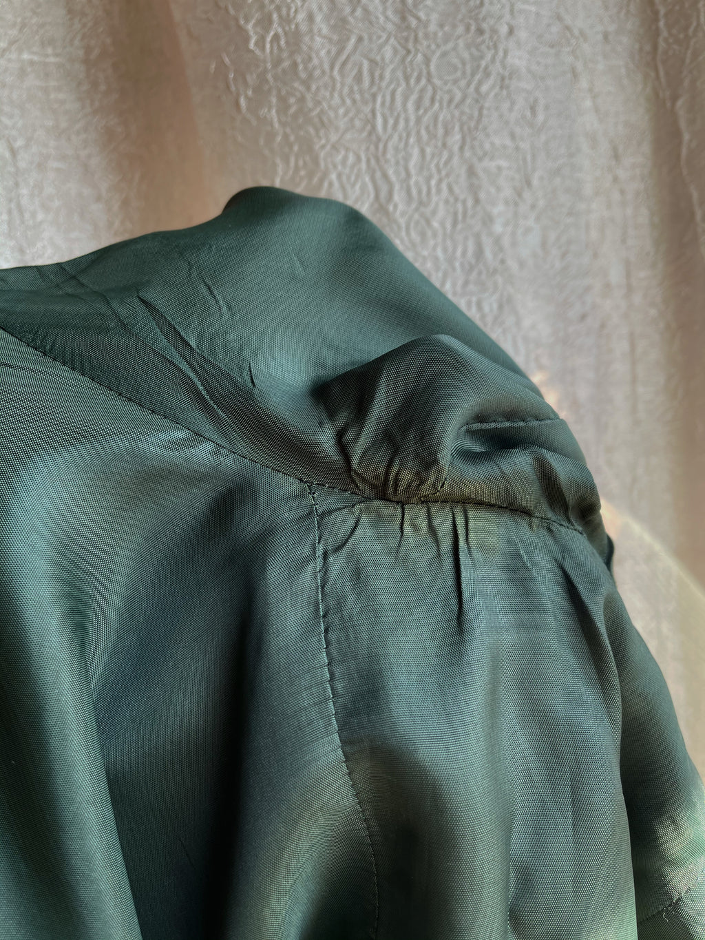 Green wool Balestra blazer