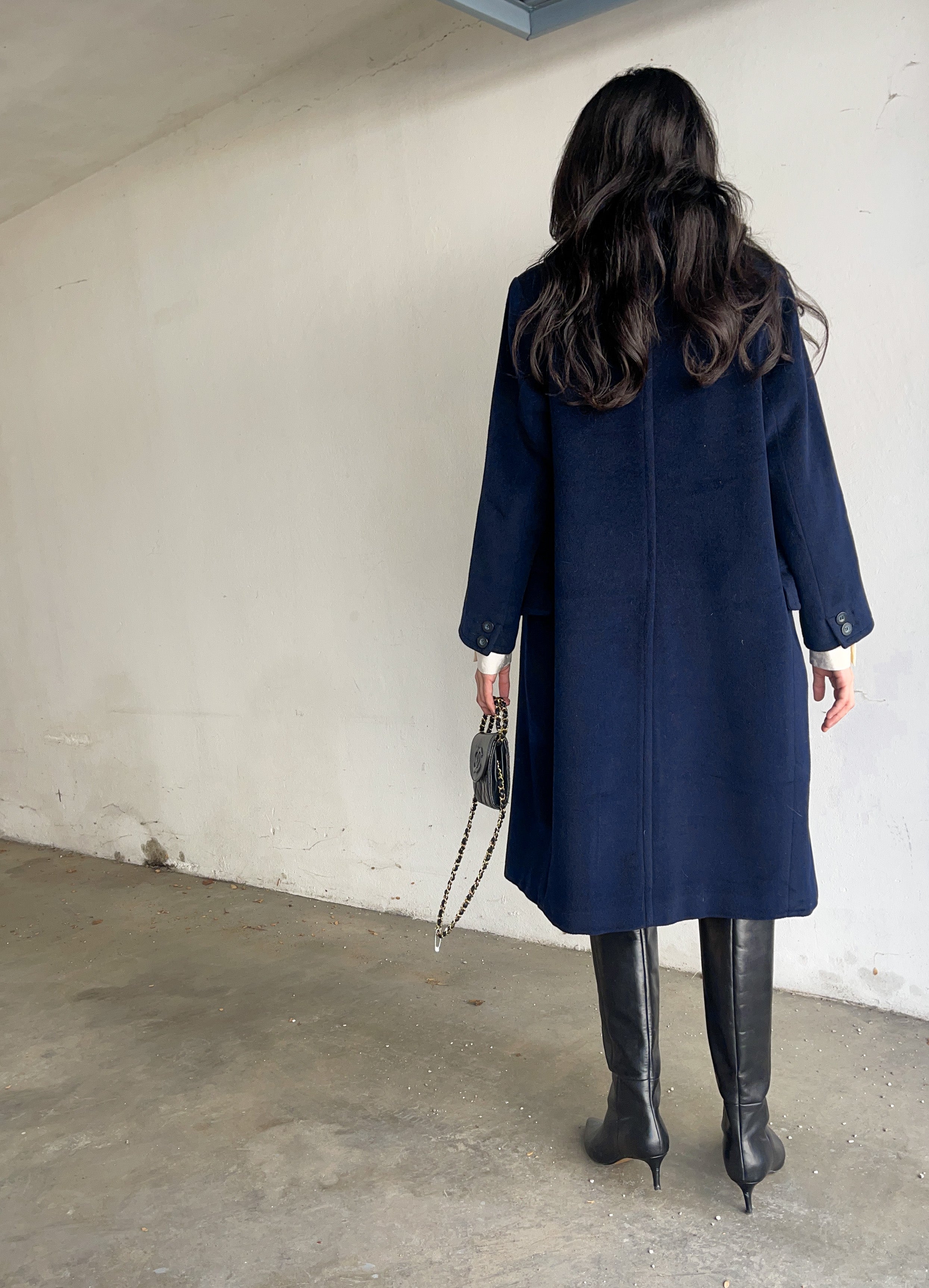 Max Mara blue coat