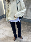 Cable knit jumper