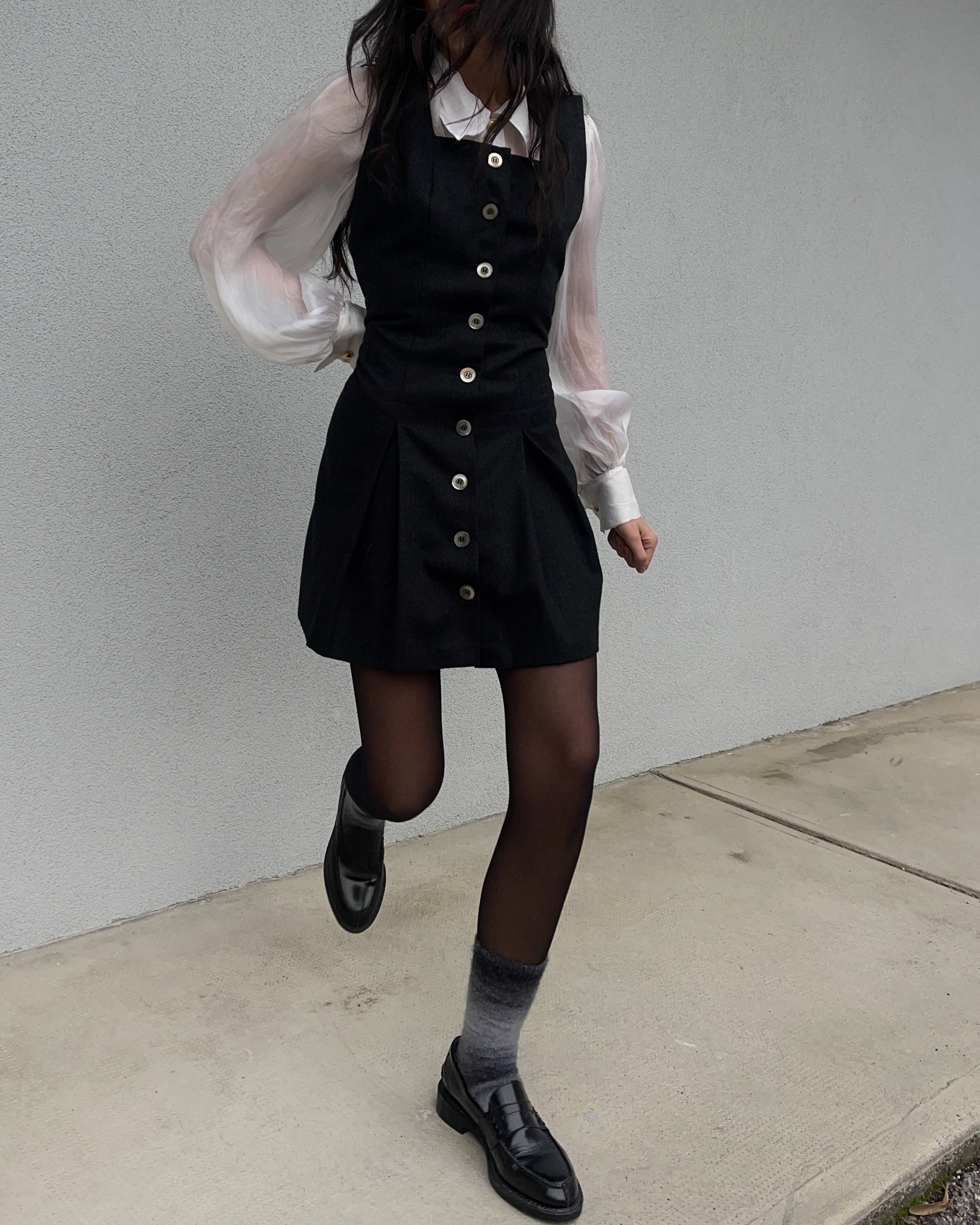 Mercoledì wool dress