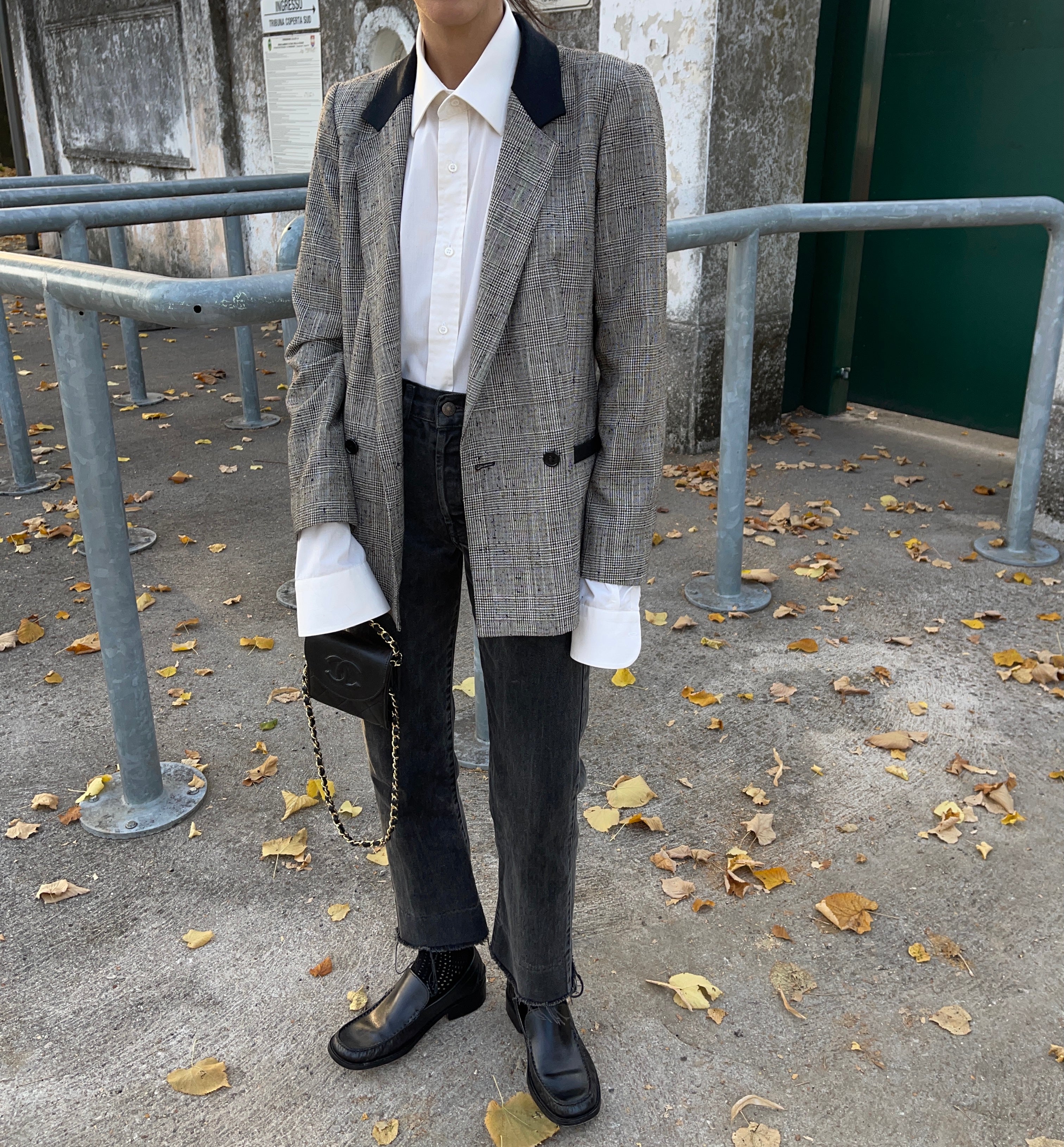 Check blazer