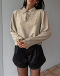Polo cashmere blend beige*
