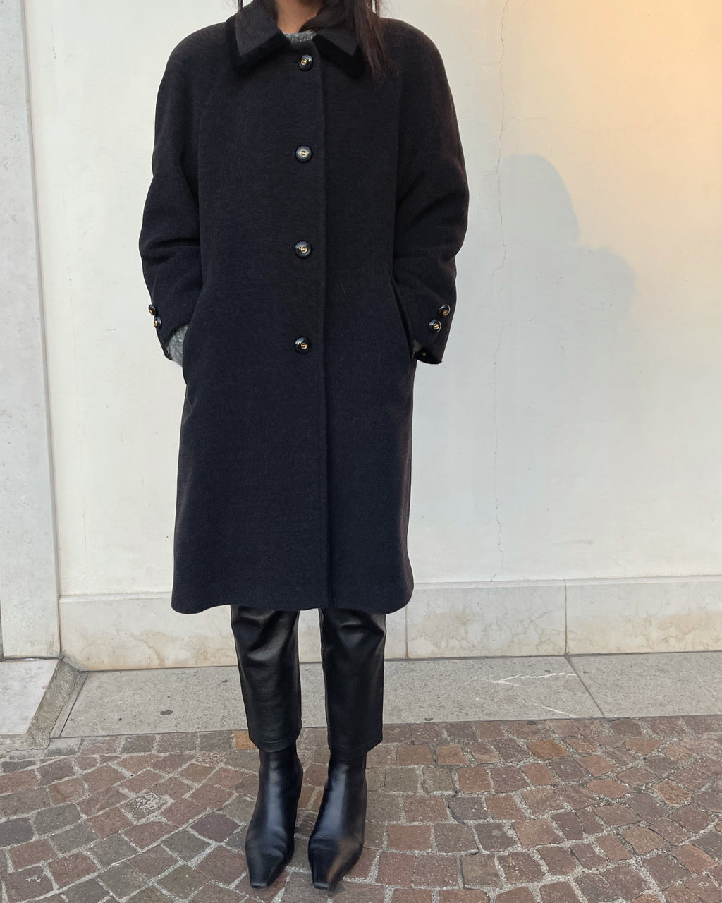 Grey coat