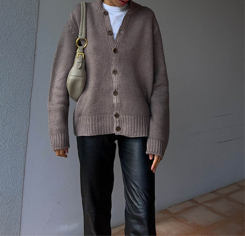 Taupe cardigan