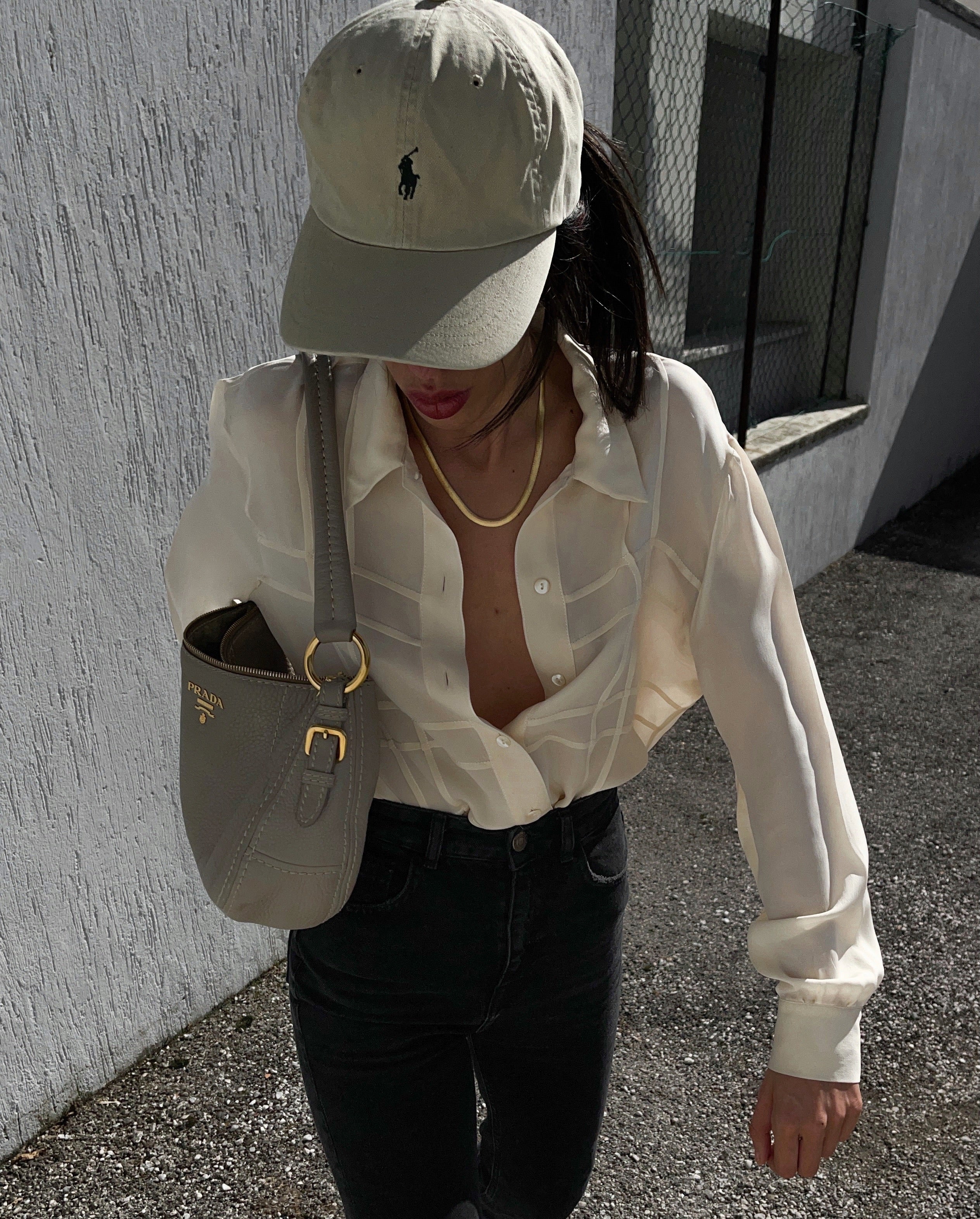 100% silk button down shirt
