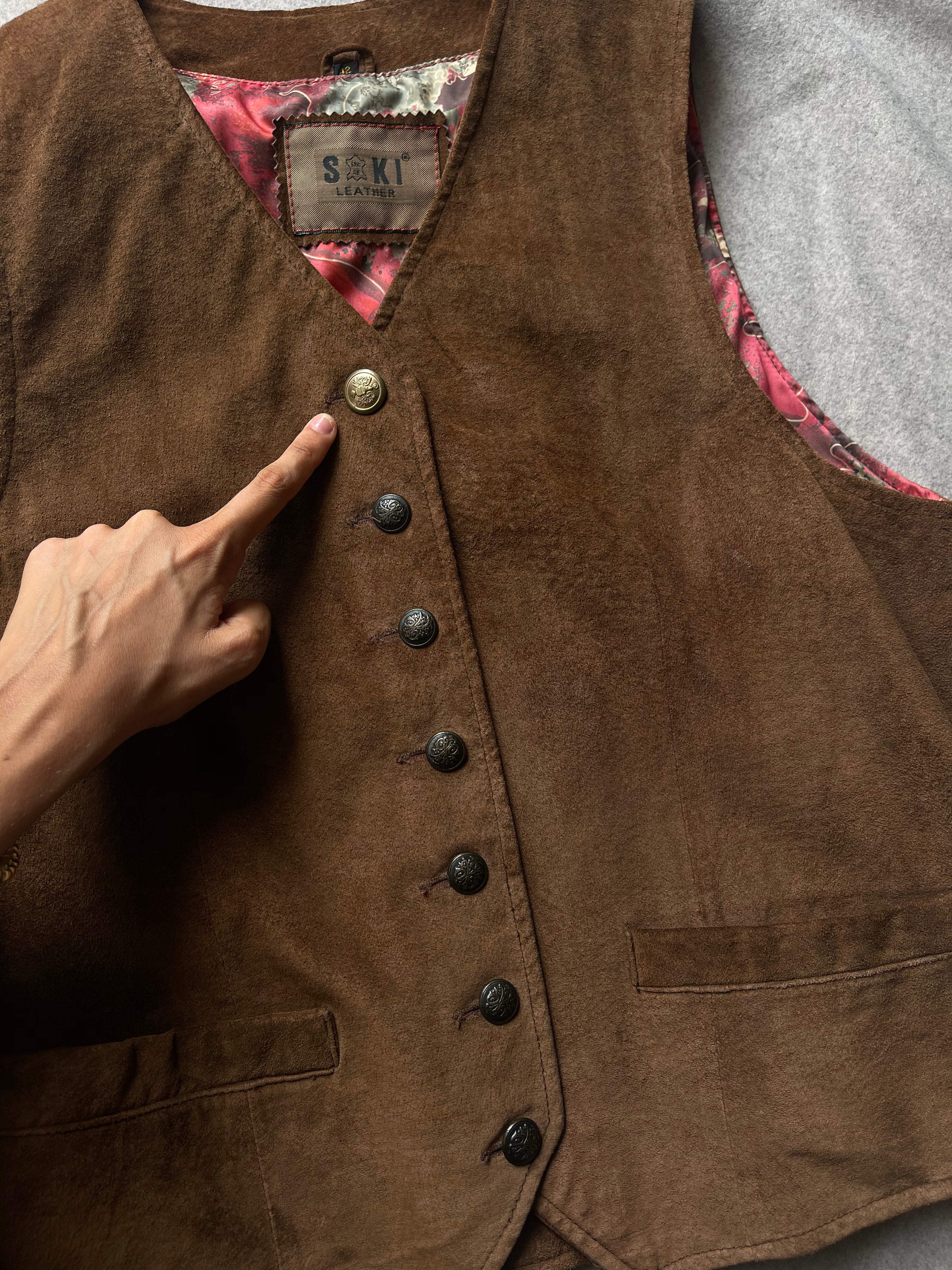 100 leather vest *