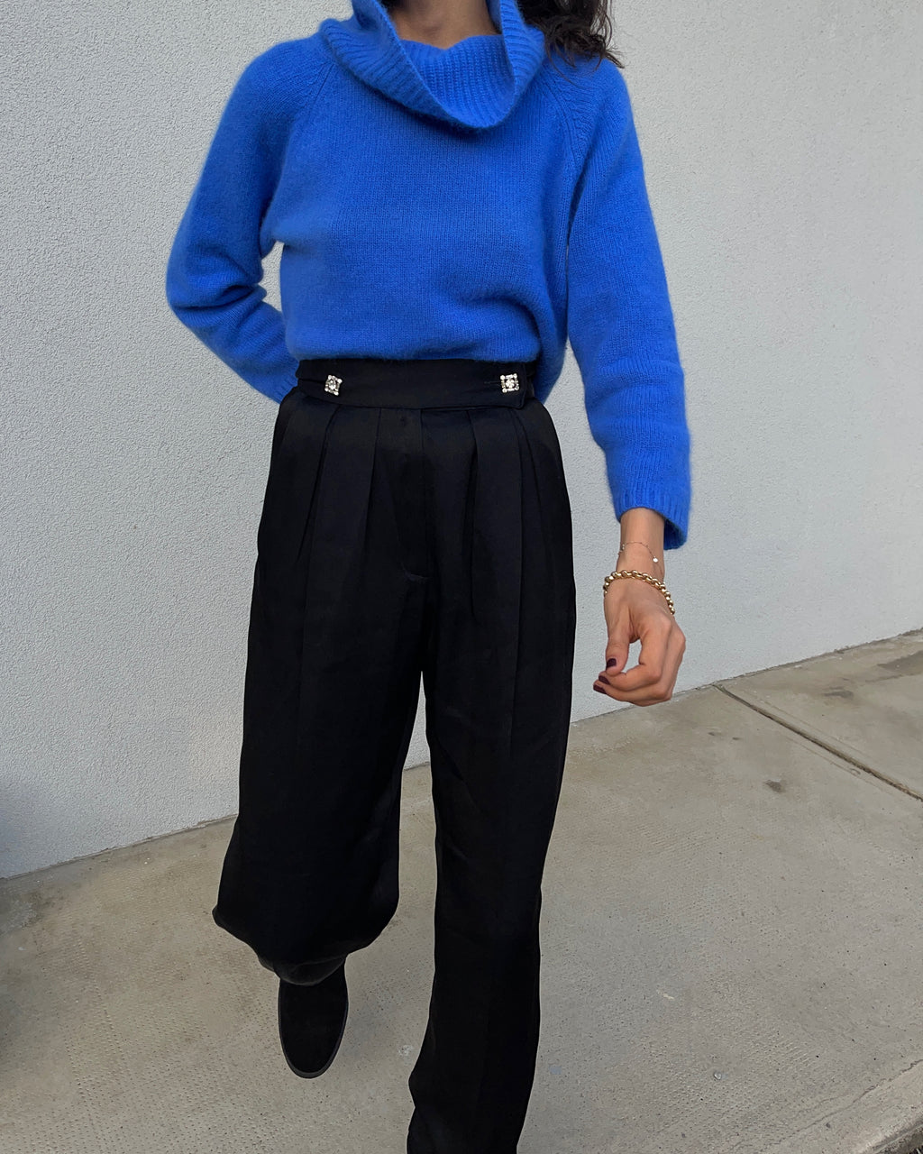 Angora blend sweater