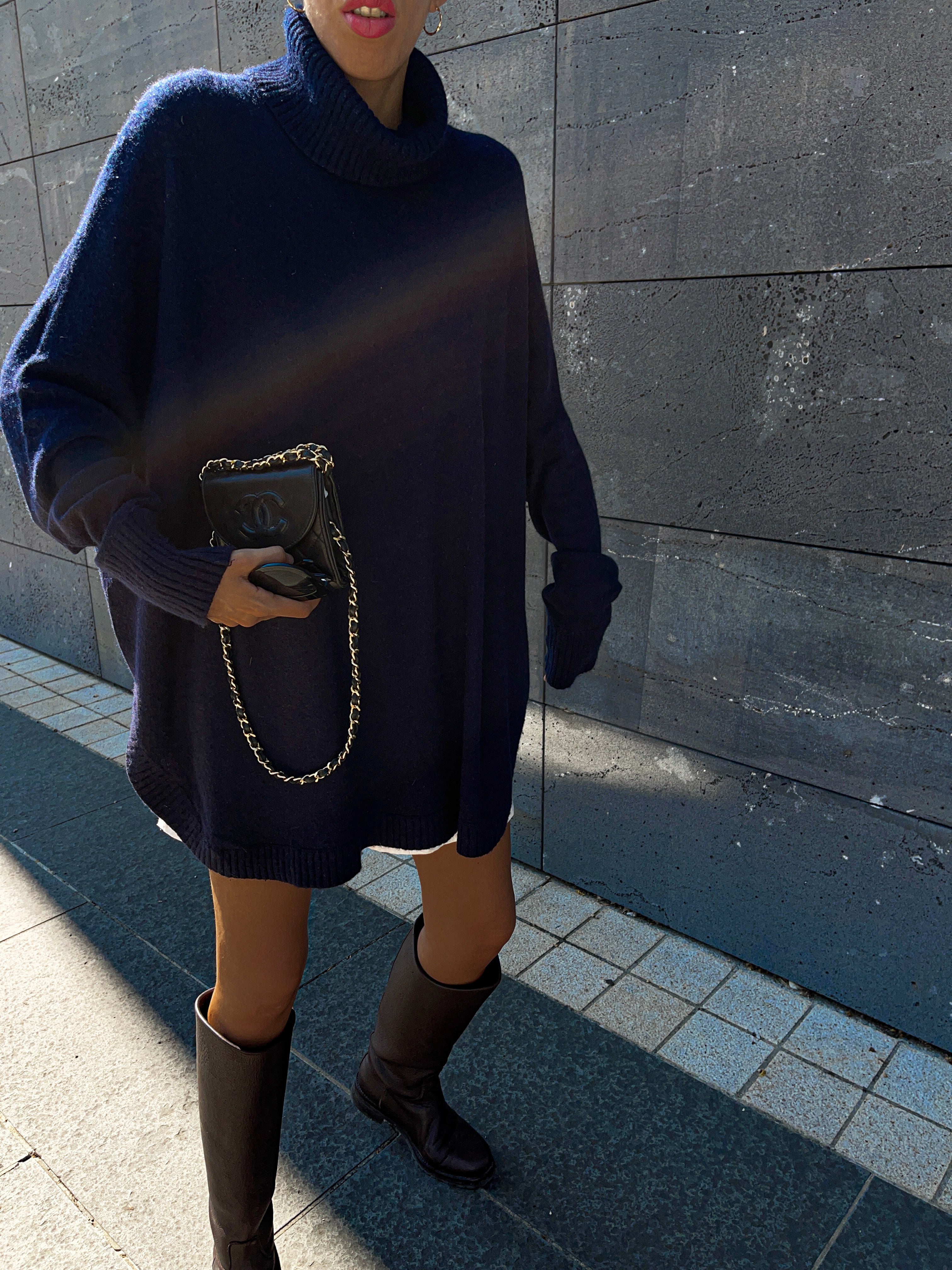 Blue maxi jumper