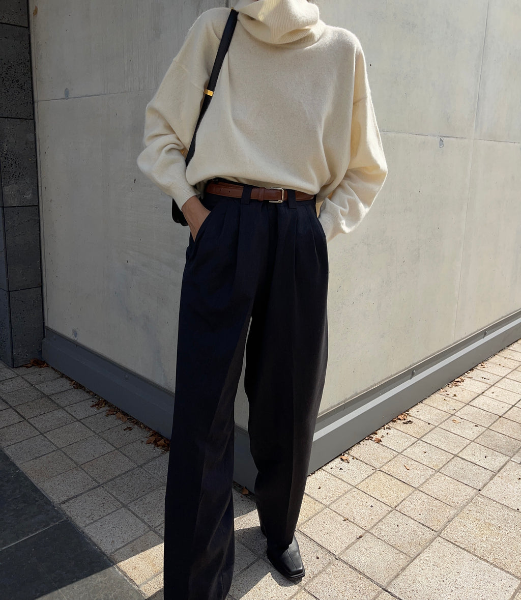 Pantaloni uomo 100 lana