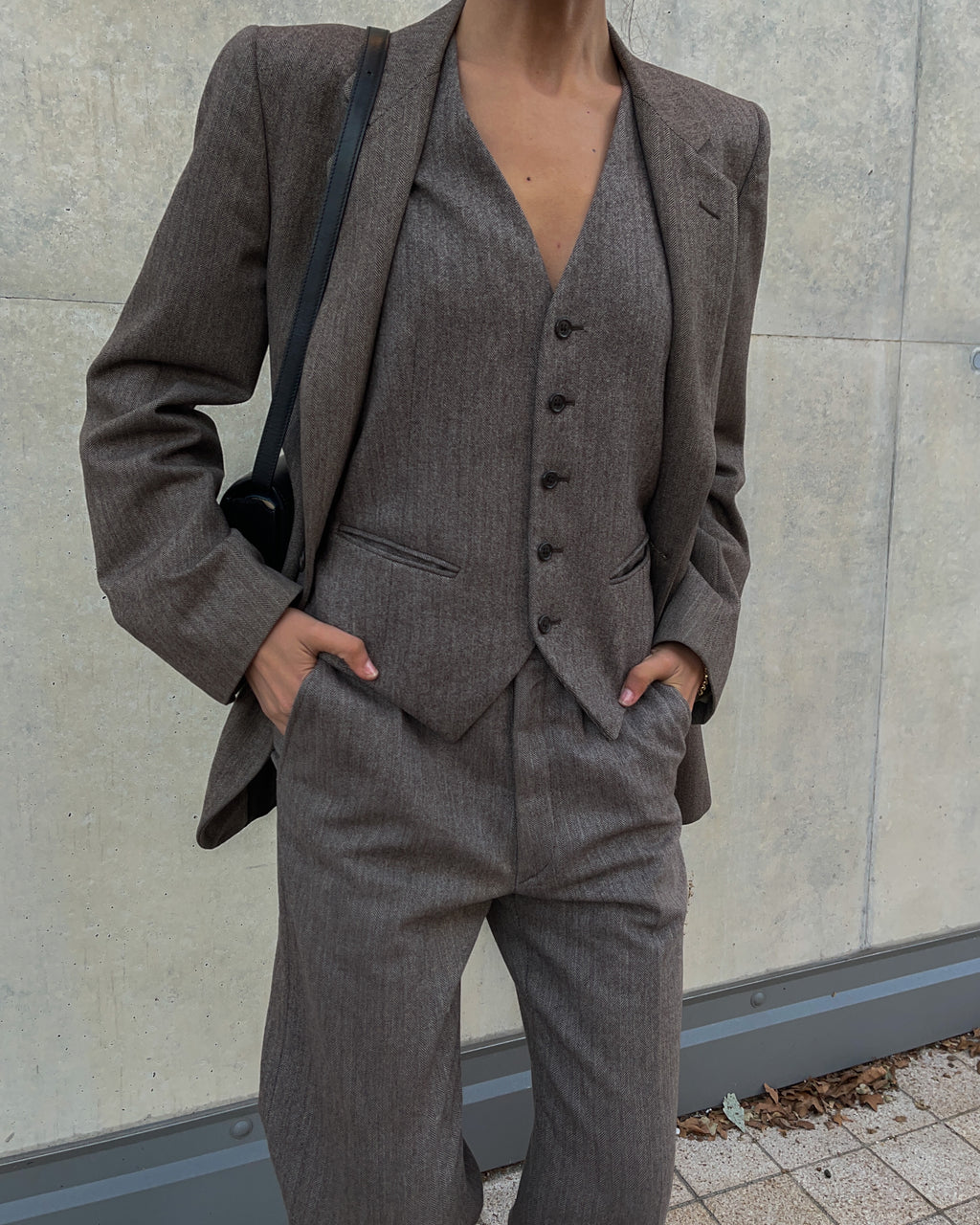 3 pieces wool suit