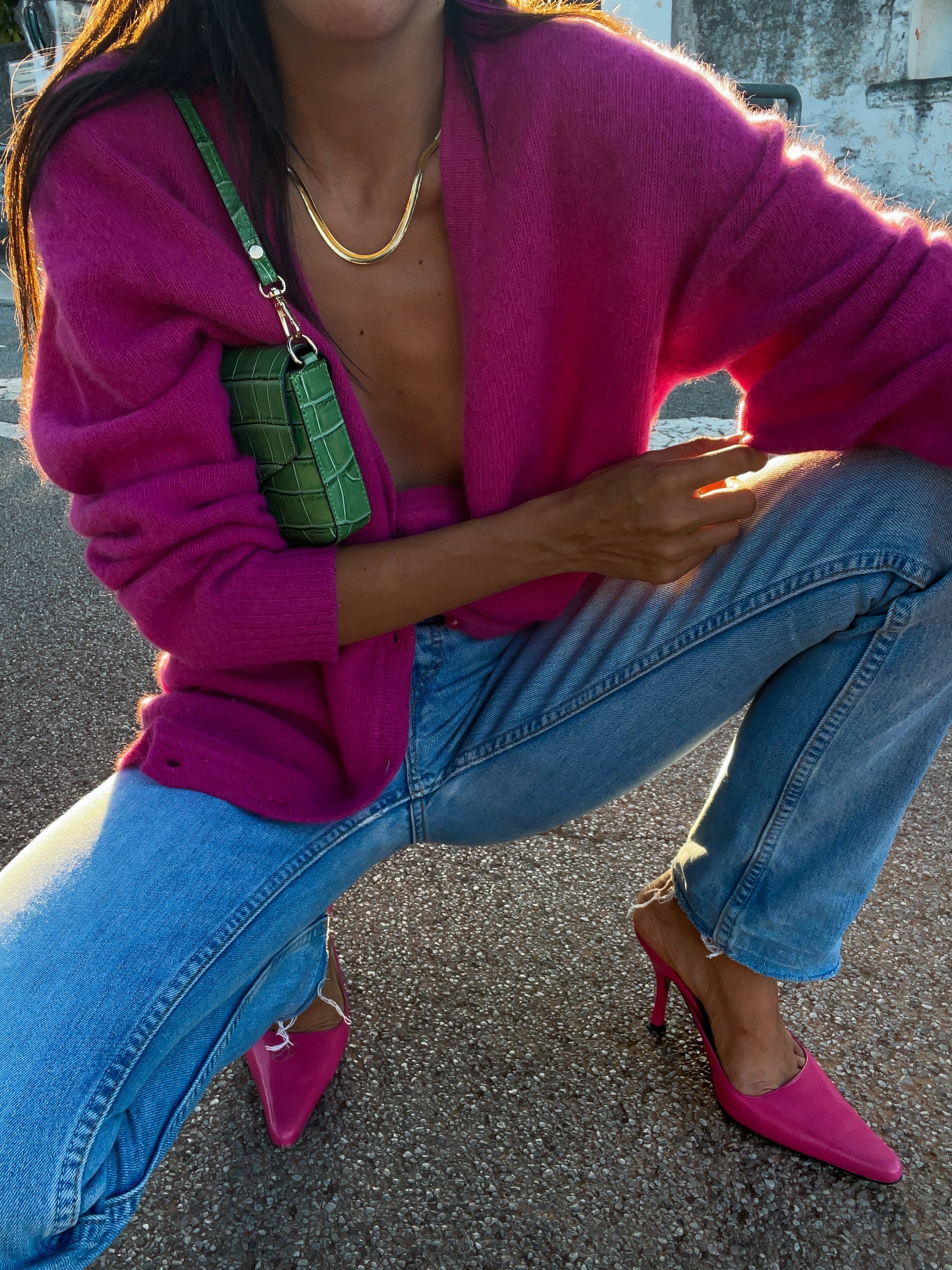 Wool cardigan
