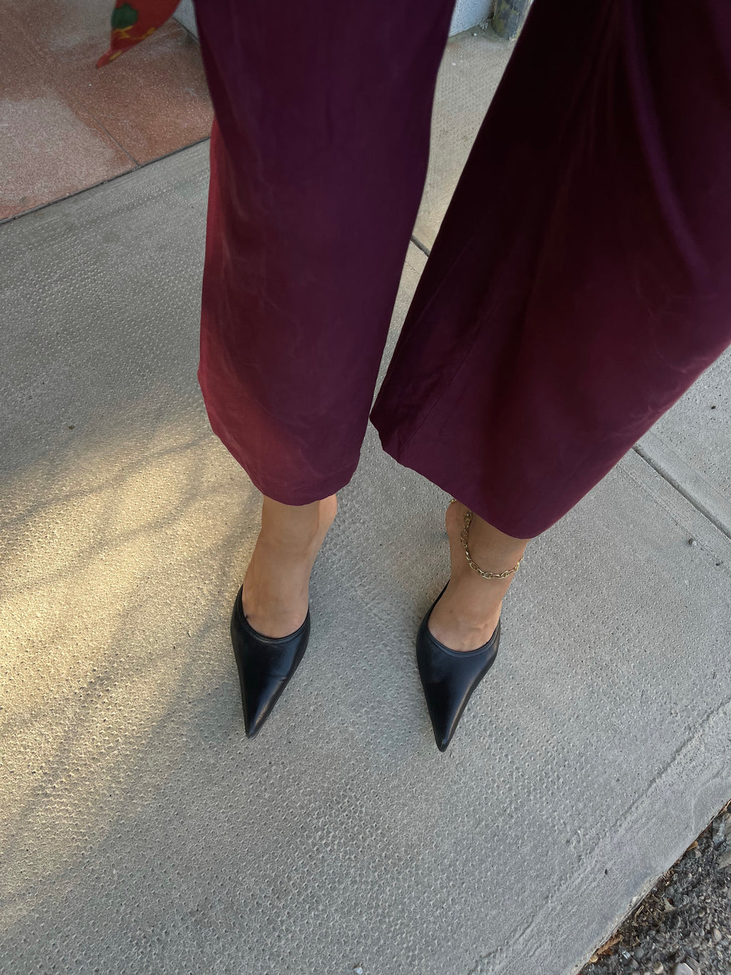 Pantalone burgundy