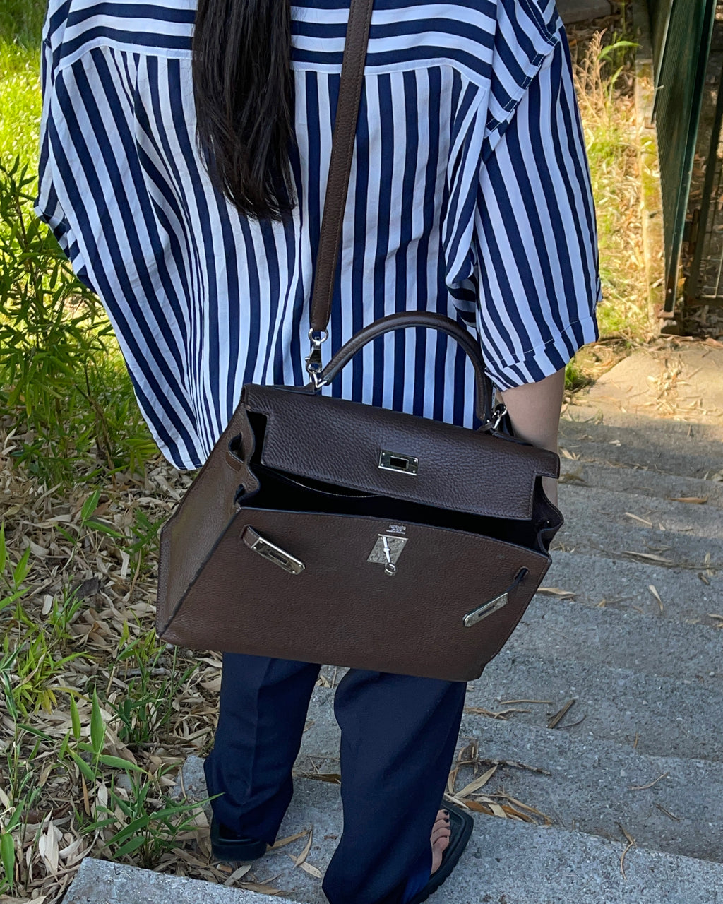 100 silk striped shirt