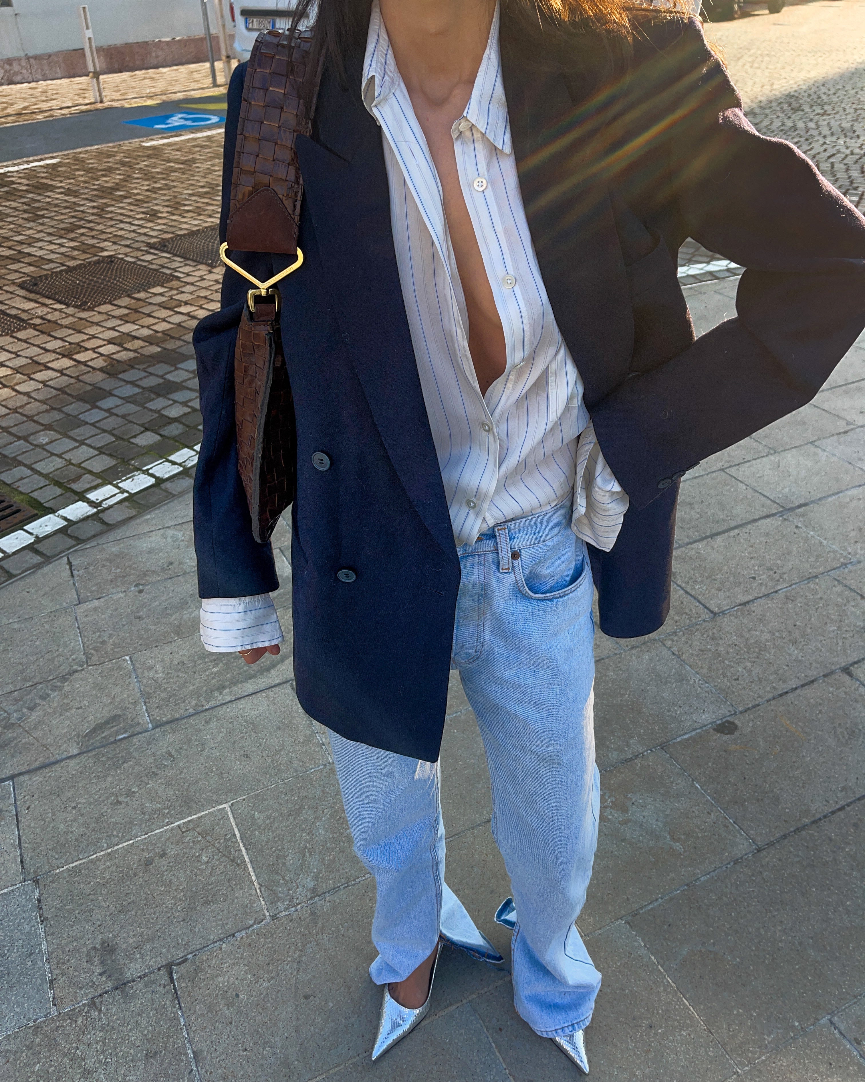 Blue  wool blazer