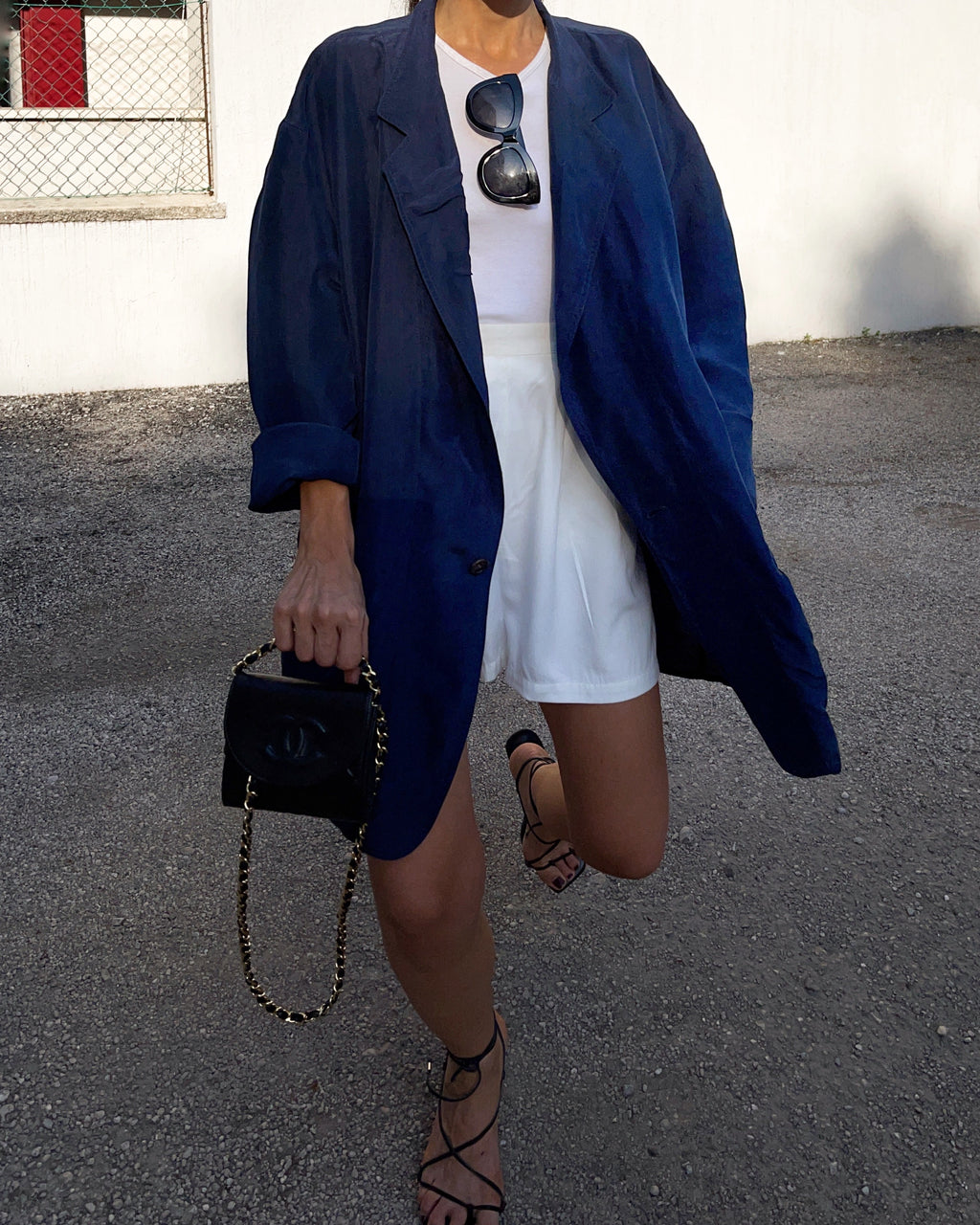 100 silk Blue blazer