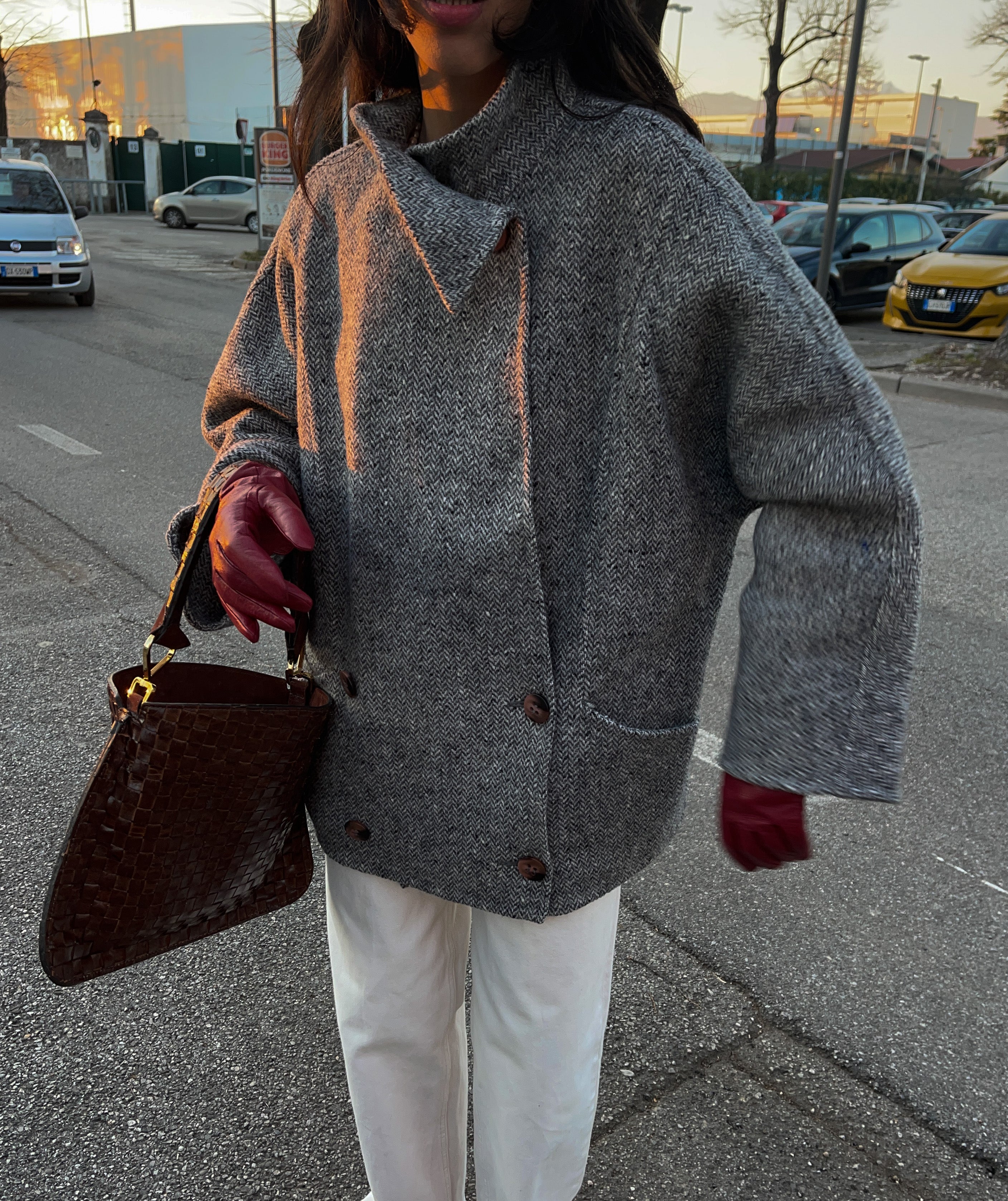 Grey sale e pepe caban