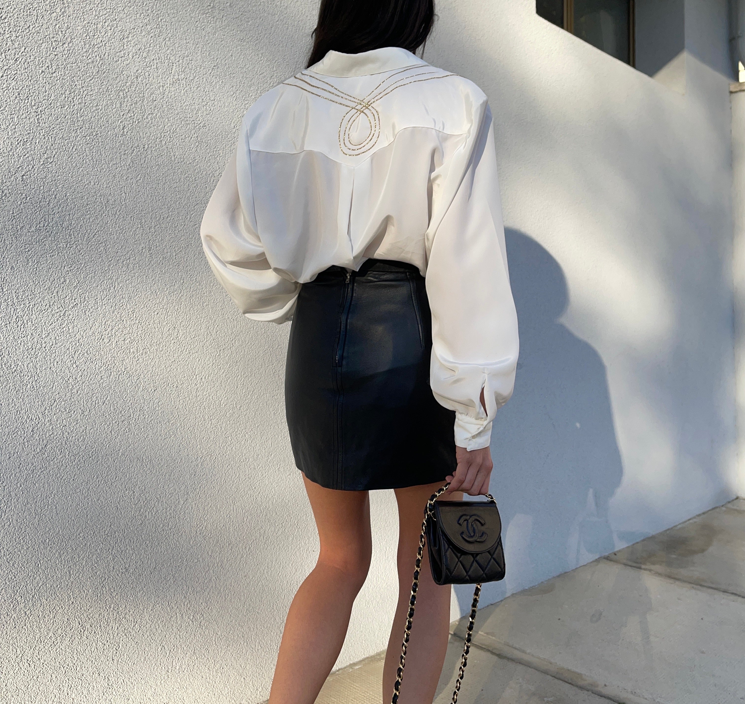 White vintage shirt