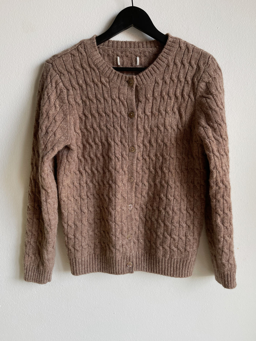 100 lambswool cardigan
