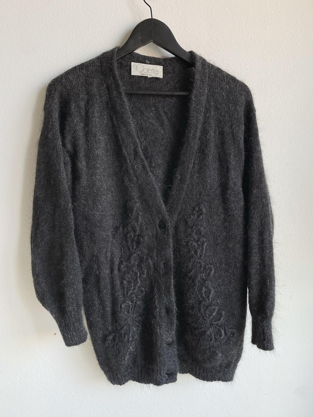 70 kid mohair cardigan