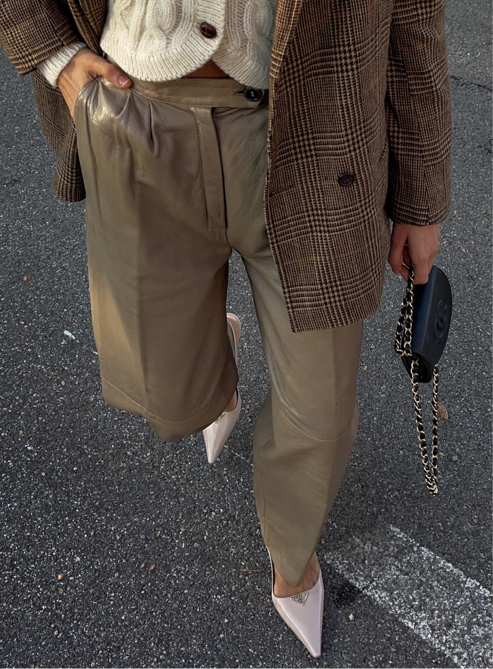 Nappa pants